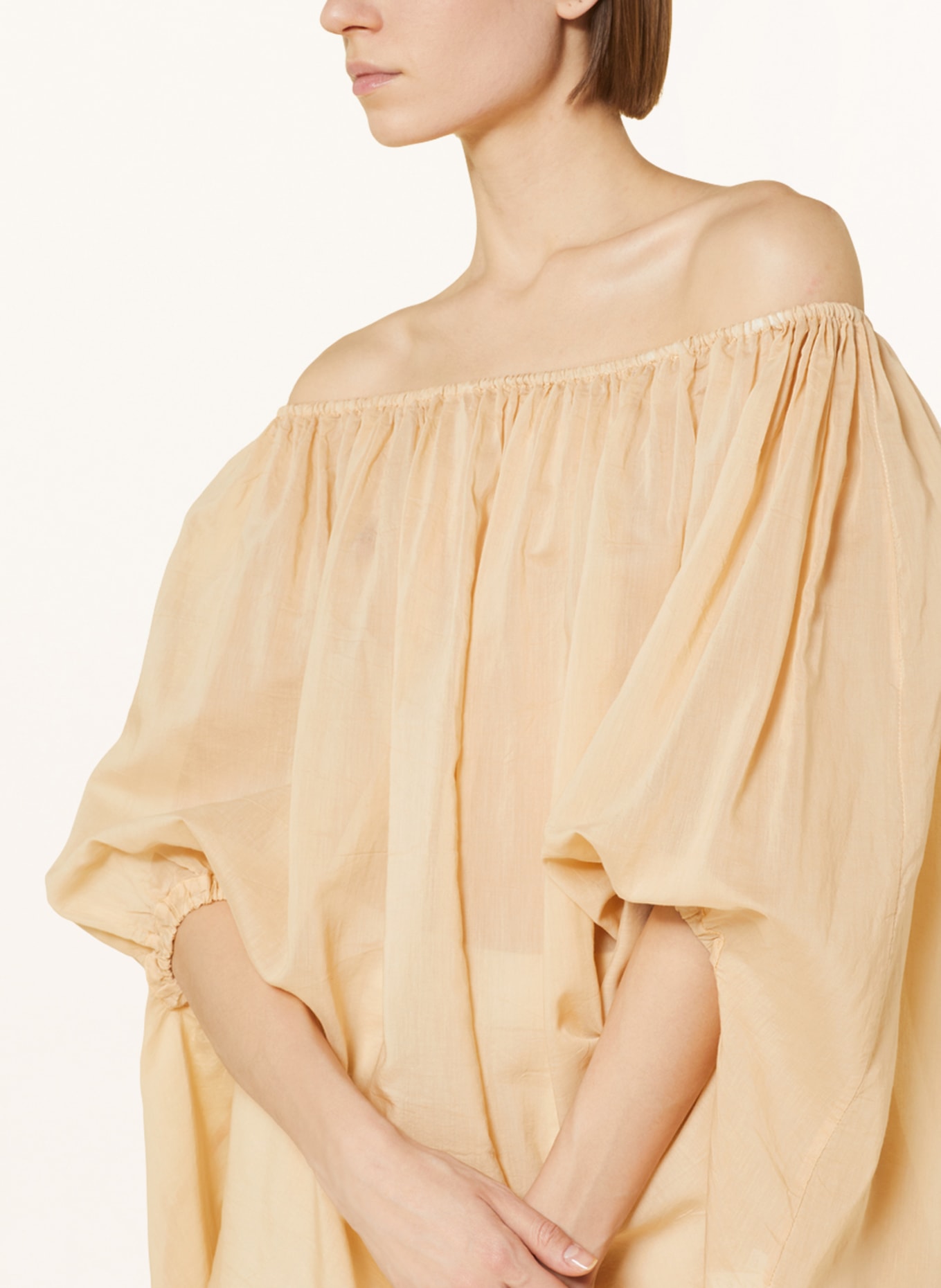 GITTA BANKO Shirt blouse AVA with silk, Color: BEIGE (Image 4)