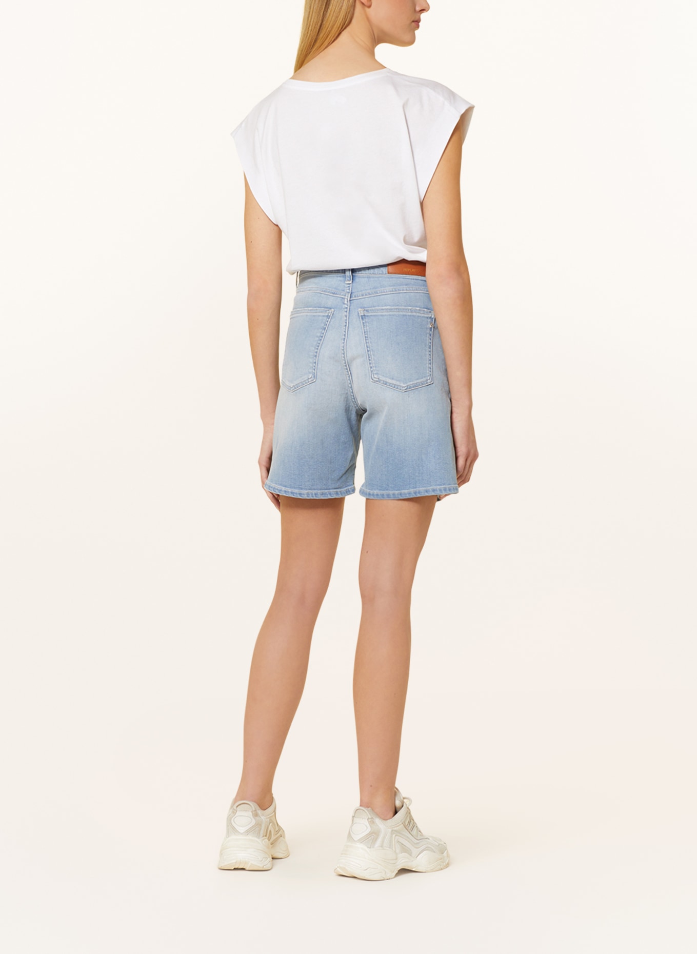 Replay GROVER SHORT Blue / Clear - Free delivery | Spartoo NET ! - Clothing  Shorts / Bermudas Men USD/$86.00