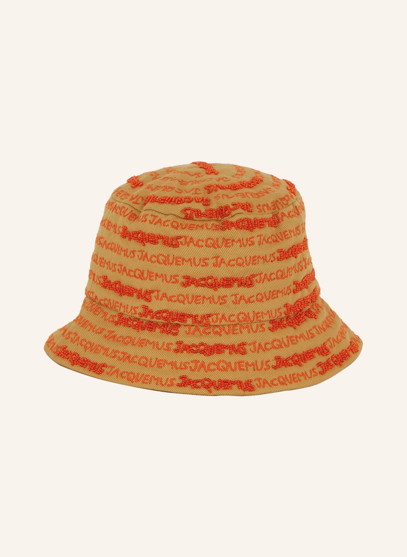 JACQUEMUS Bucket-Hat LE BOB BORDADO, Farbe: DUNKELGELB/ ORANGE (Bild 2)