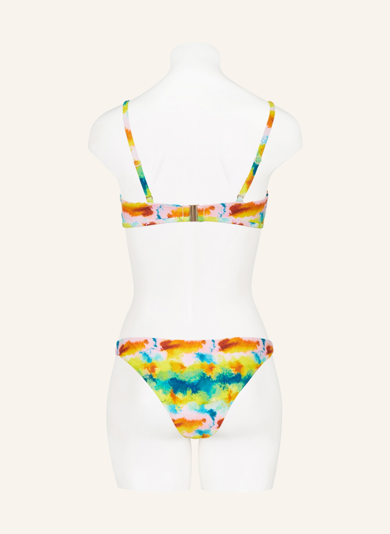 Hot Stuff Bustier-Bikini, Farbe: GRÜN/ GELB/ ROSA (Bild 3)