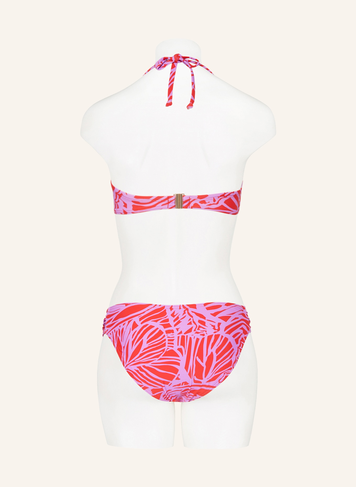 Hot Stuff Bandeau-Bikini-Top, Farbe: LILA/ ROT (Bild 3)