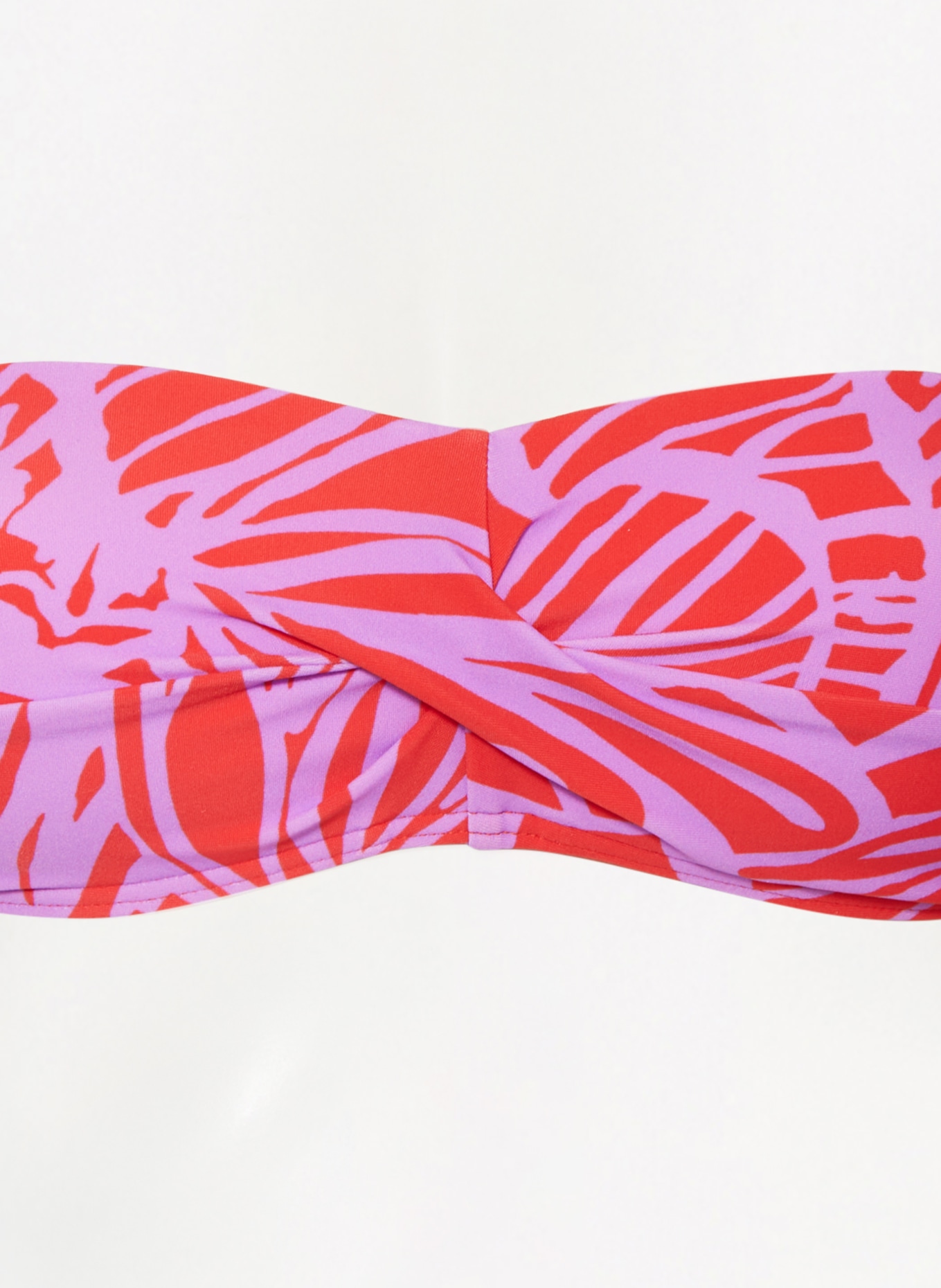 Hot Stuff Bandeau bikini top, Color: PURPLE/ RED (Image 5)
