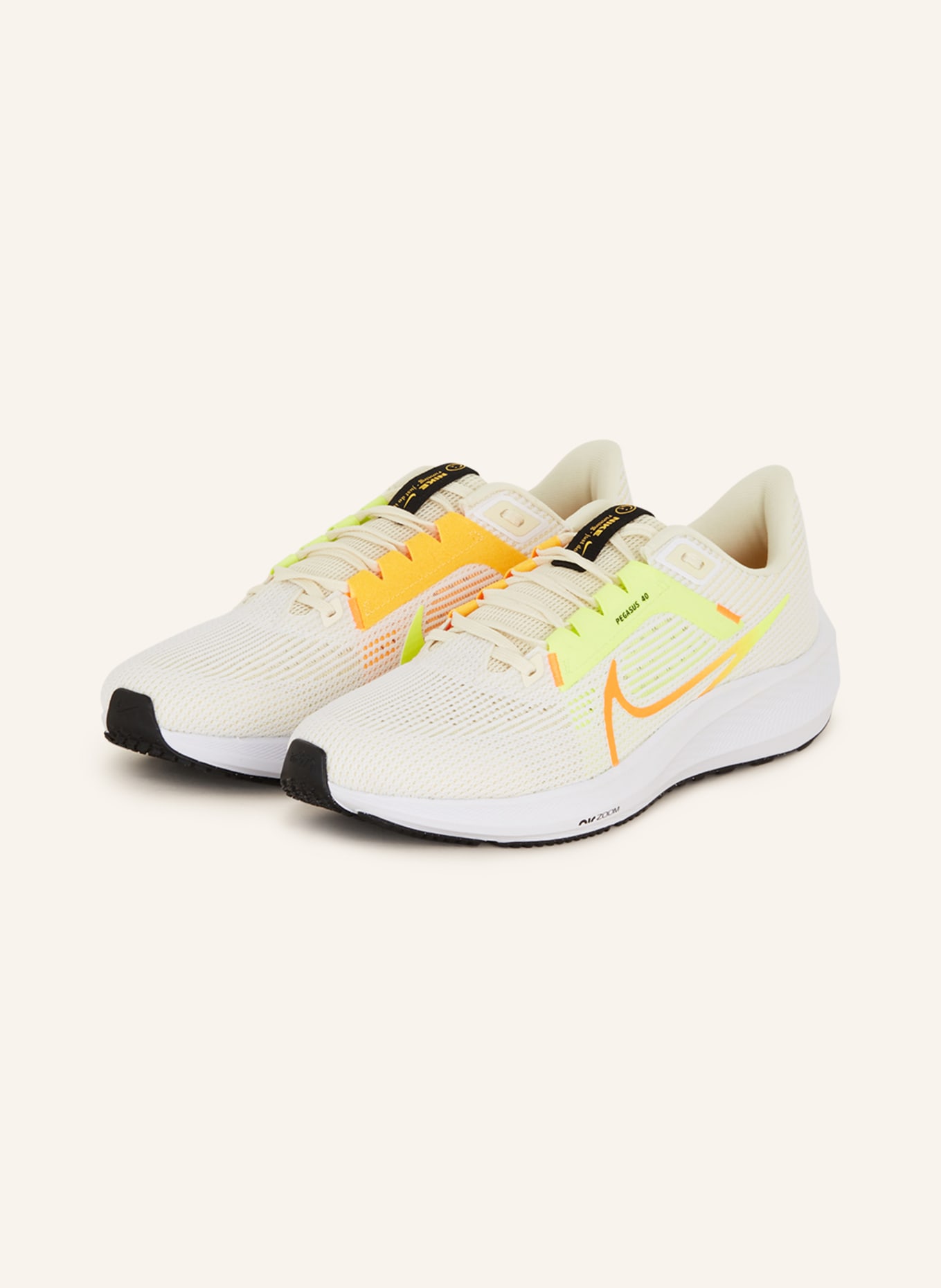 Nike Laufschuhe AIR ZOOM PEGASUS 40, Farbe: HELLGELB/ NEONGELB/ NEONORANGE(Bild null)