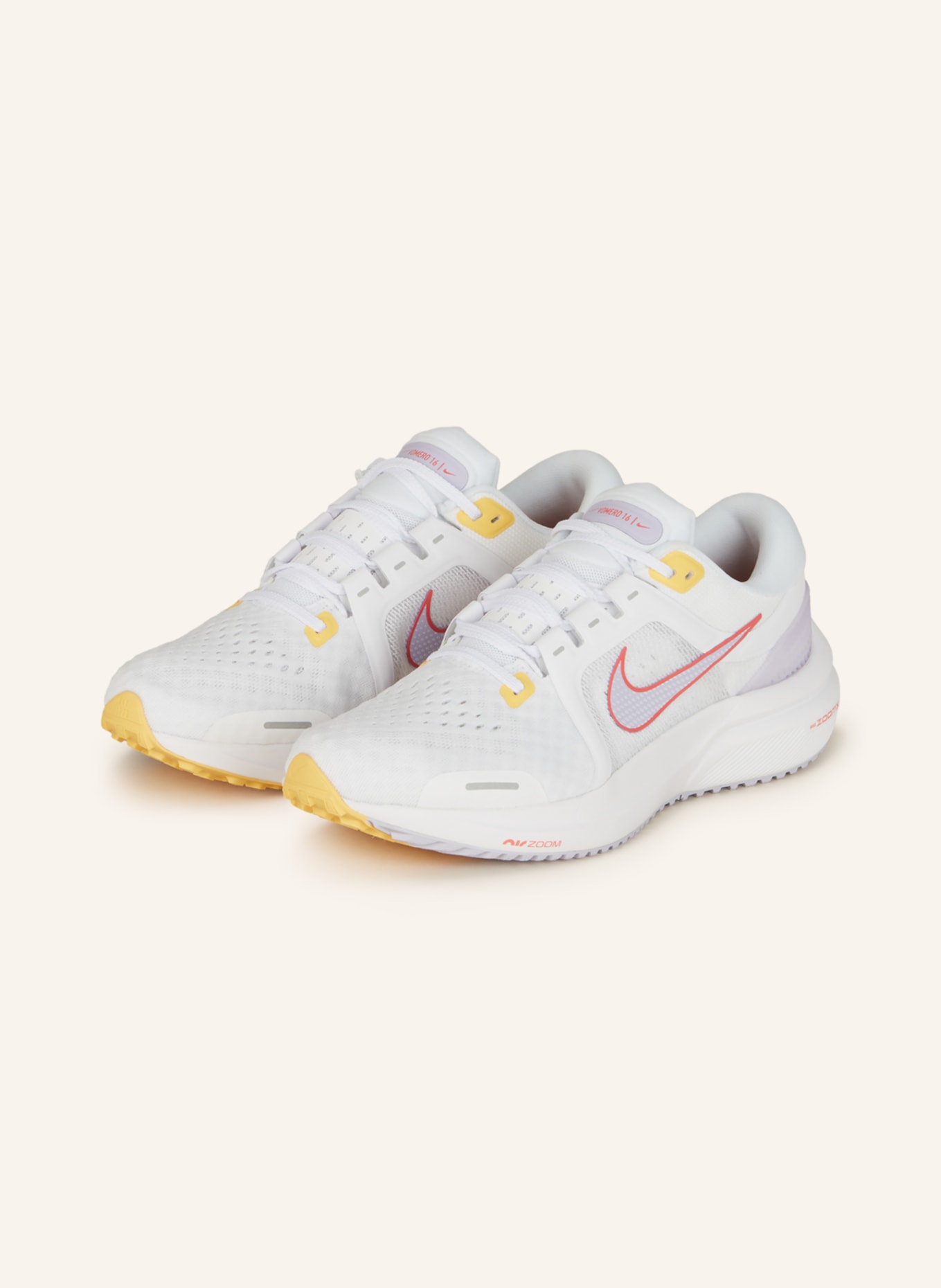 Nike Laufschuhe NIKE VOMERO 16, Farbe: WEISS/ HELLLILA (Bild 1)