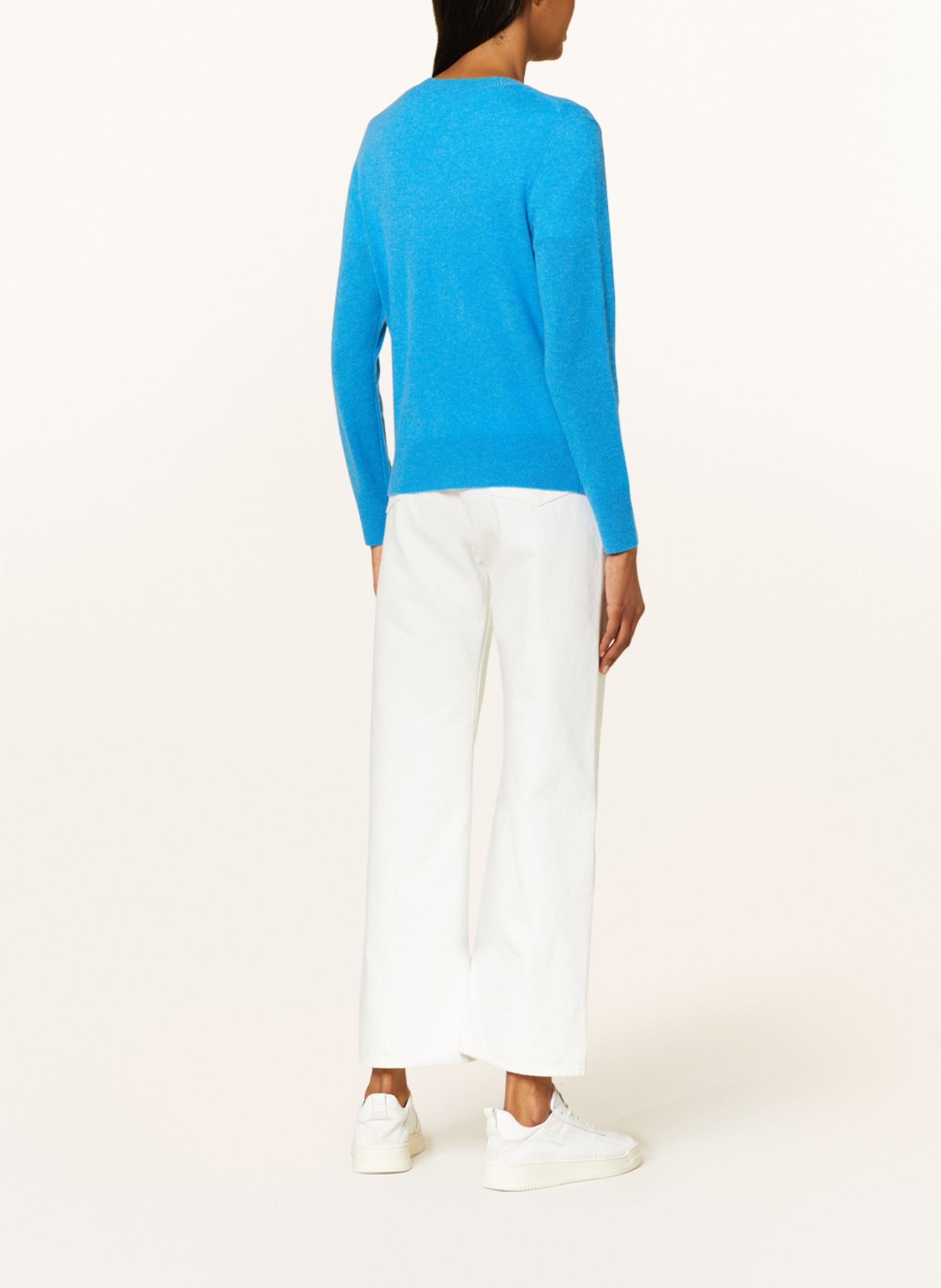 darling harbour Cashmere cardigan, Color: NEON BLUE (Image 3)