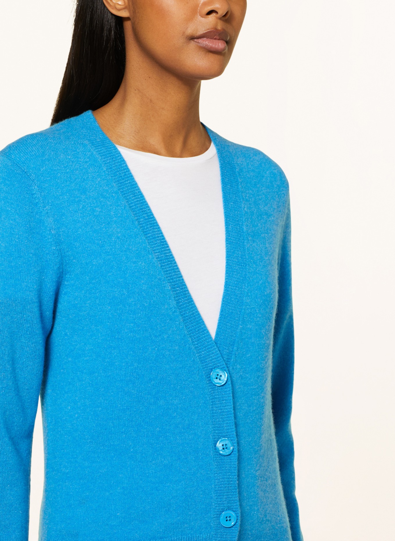 darling harbour Cashmere cardigan, Color: NEON BLUE (Image 4)