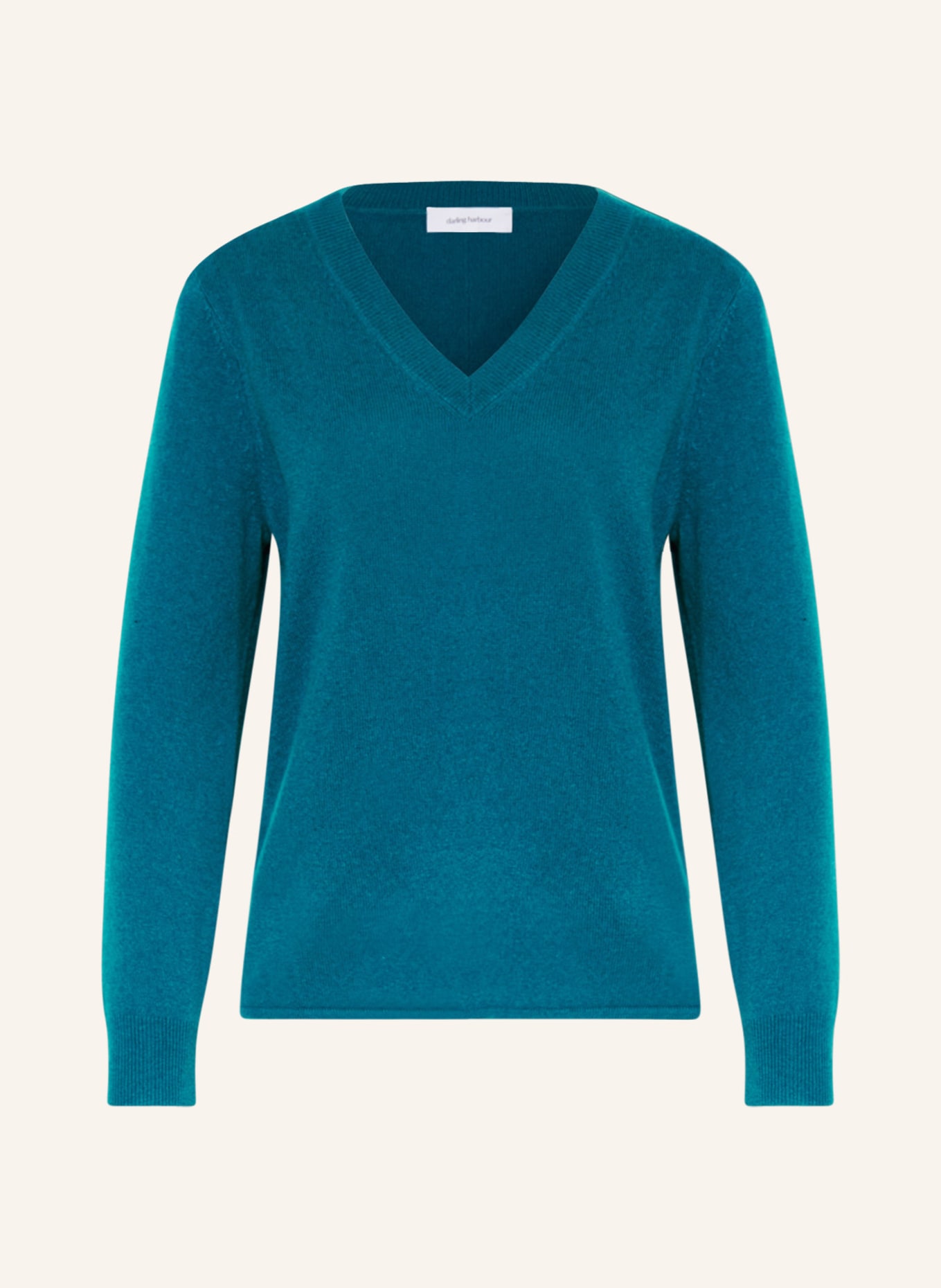 Cashmere pullover petrol clearance