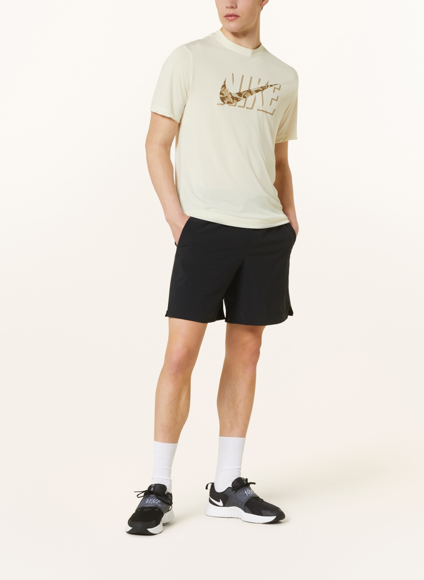 Nike T-shirt DRI-FIT, Kolor: KREMOWY (Obrazek 2)