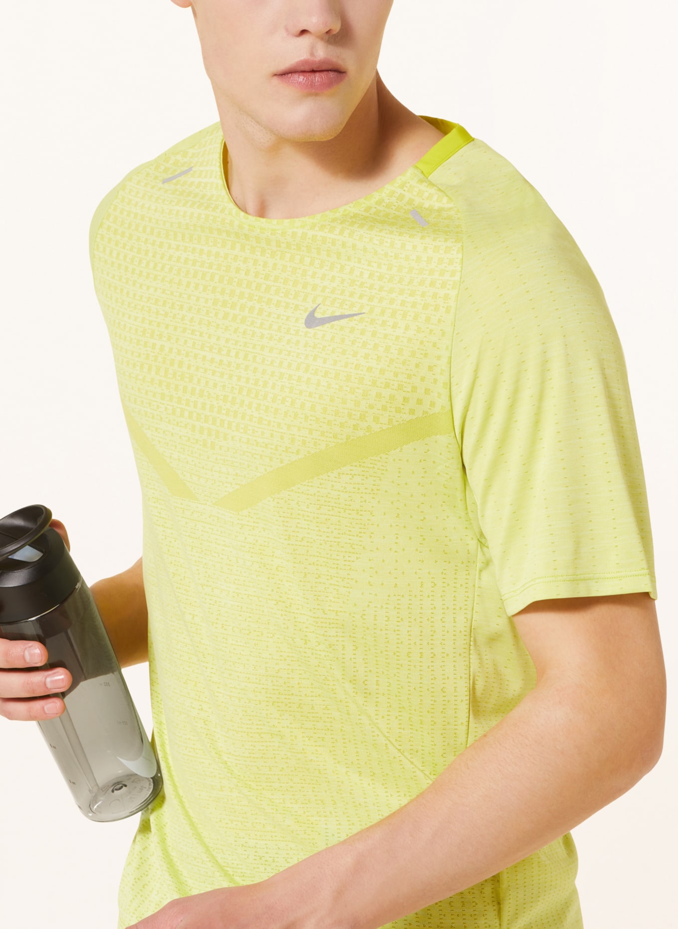 Nike Running shirt DRI-FIT ADV, Color: NEON YELLOW (Image 4)