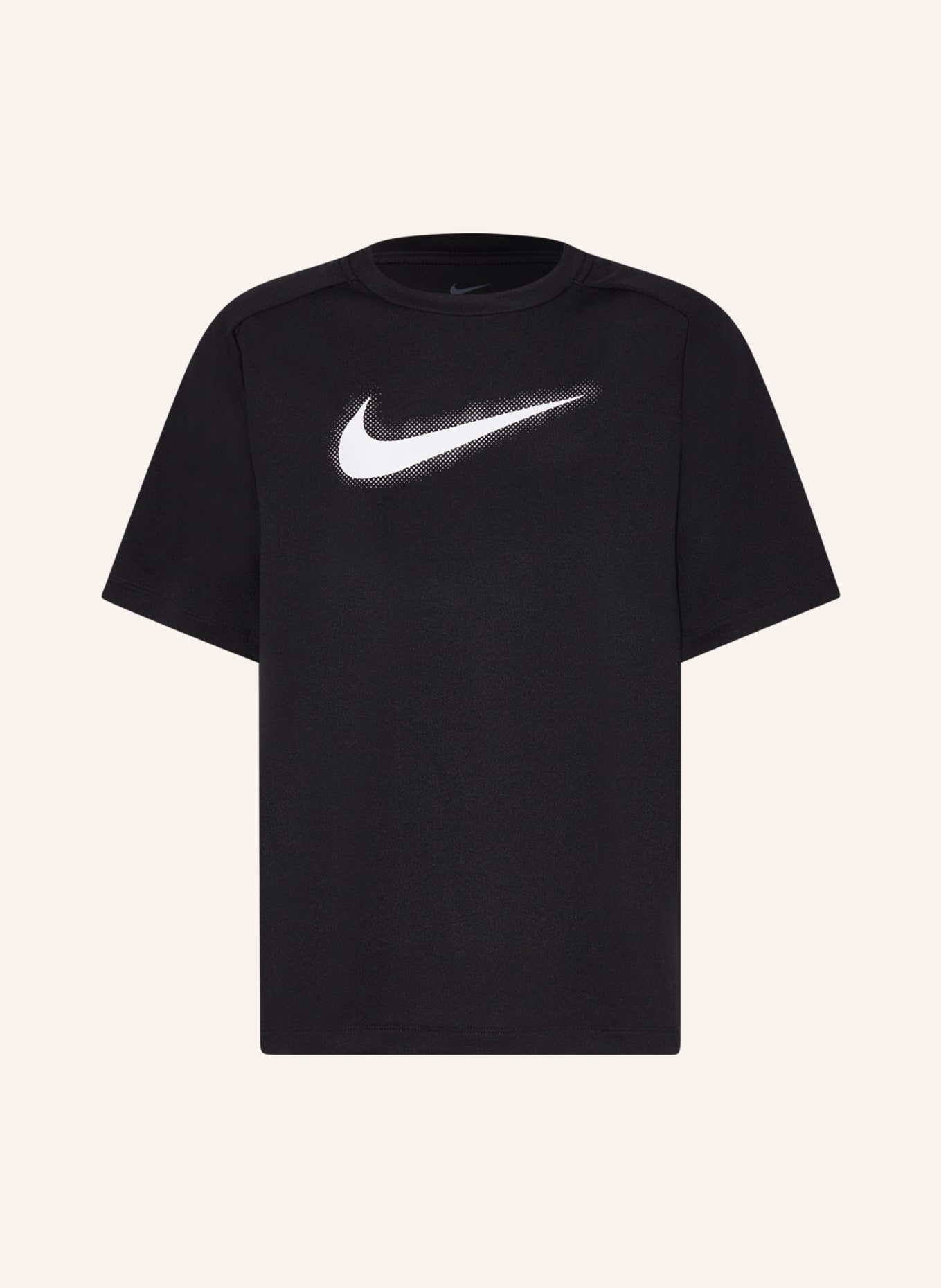 Nike T-Shirt DRI-FIT ICON, Farbe: WEISS/ SCHWARZ (Bild 1)