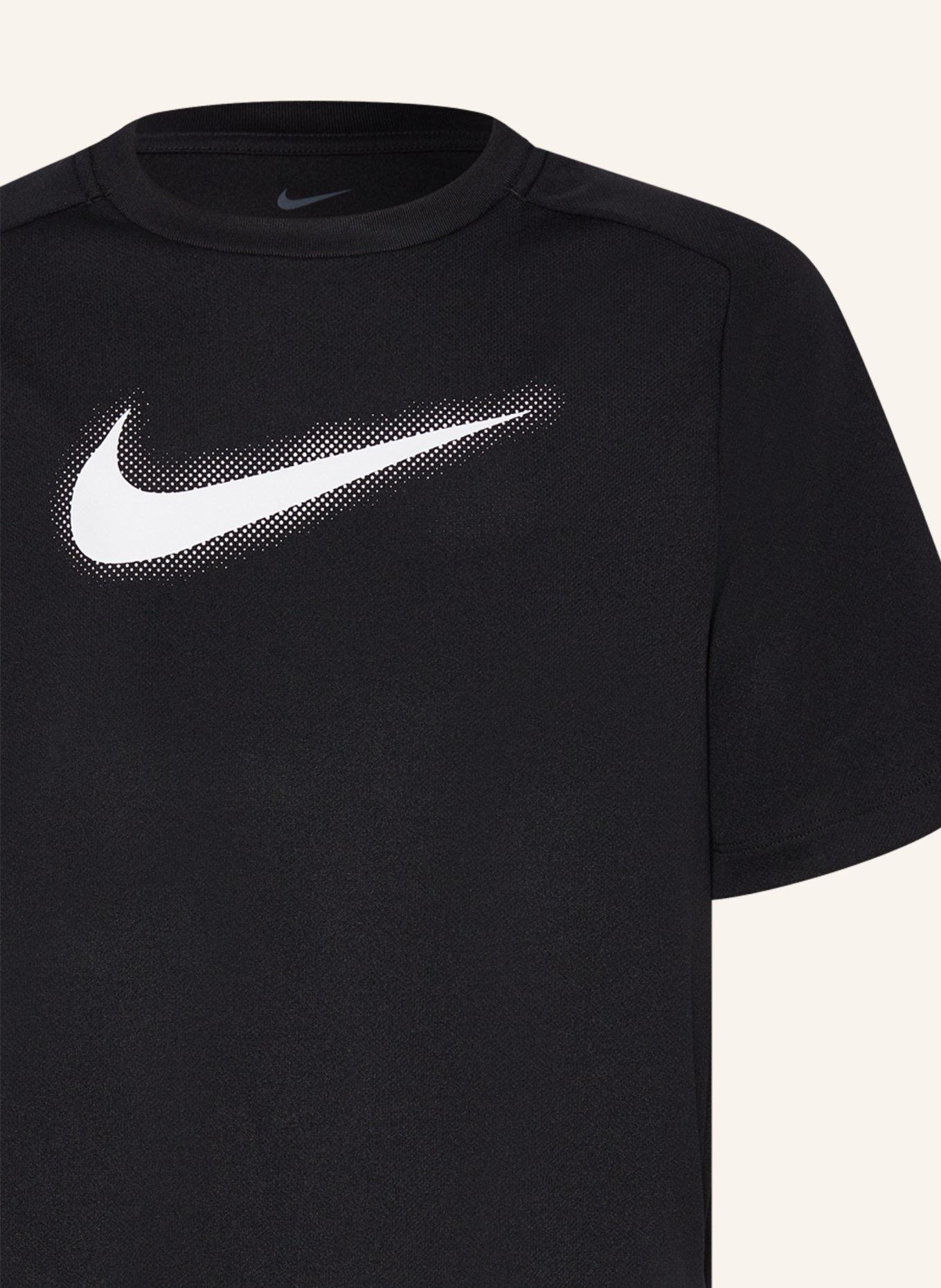 Nike T-Shirt DRI-FIT ICON, Farbe: WEISS/ SCHWARZ (Bild 3)