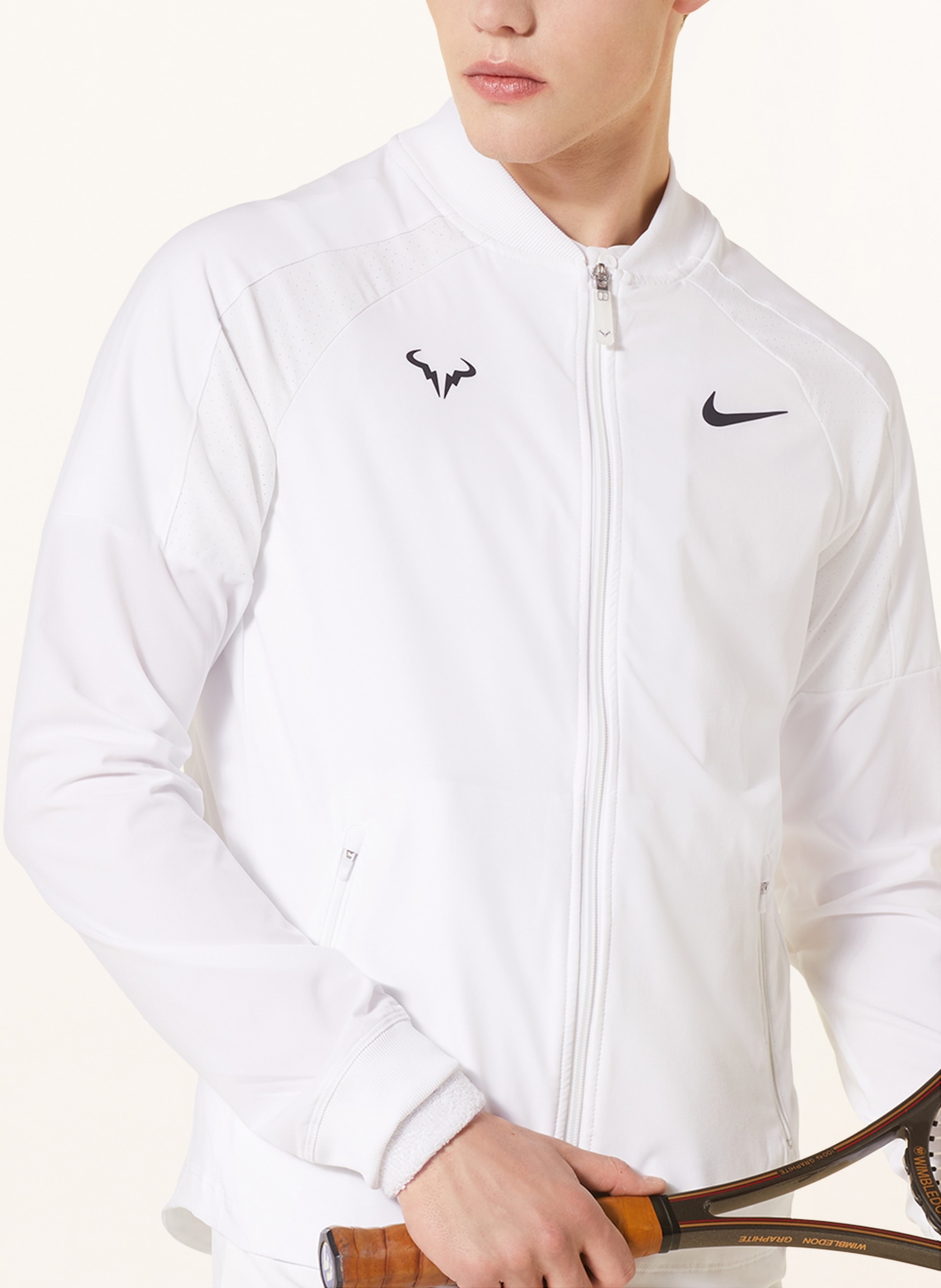 Nike Training jacket DRI-FIT RAFA, Color: WHITE (Image 4)