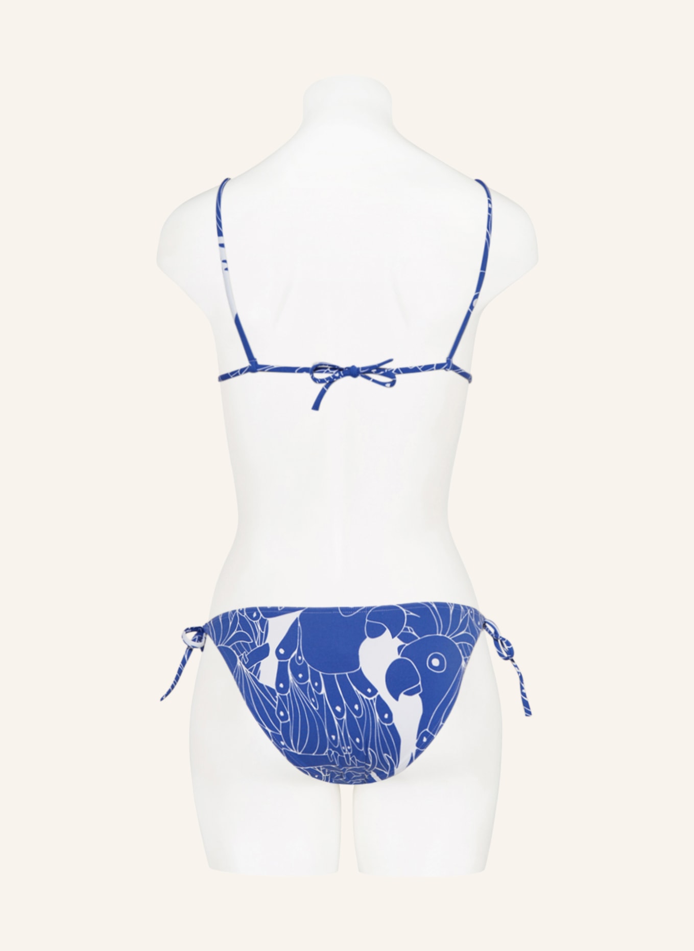 ERES Triangle bikini top CARLOS, Color: BLUE/ WHITE (Image 3)