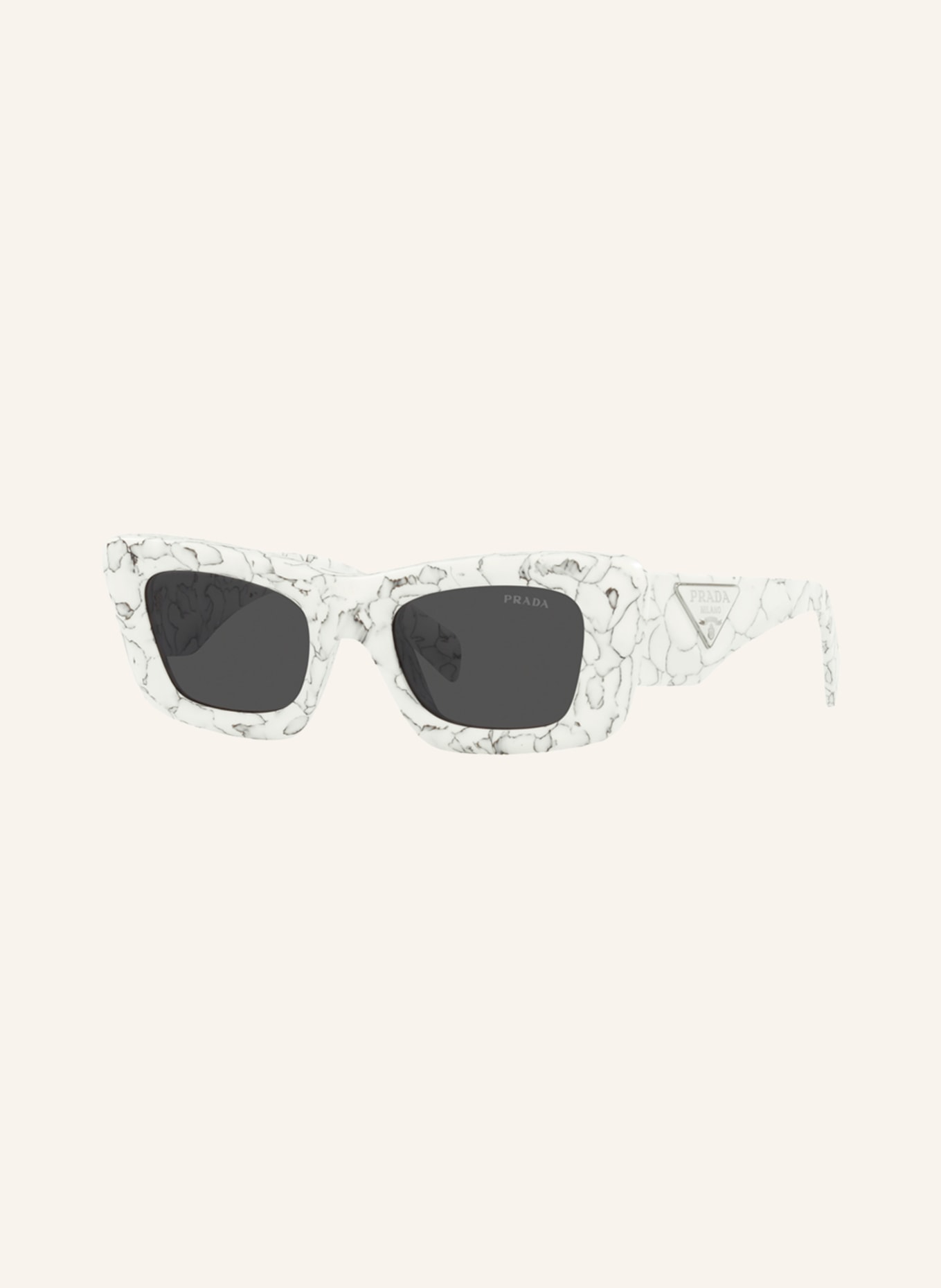 PRADA Sunglasses PR 13ZS, Color: 17D5S0 - WHITE/ GRAY/ DARK GRAY (Image 1)