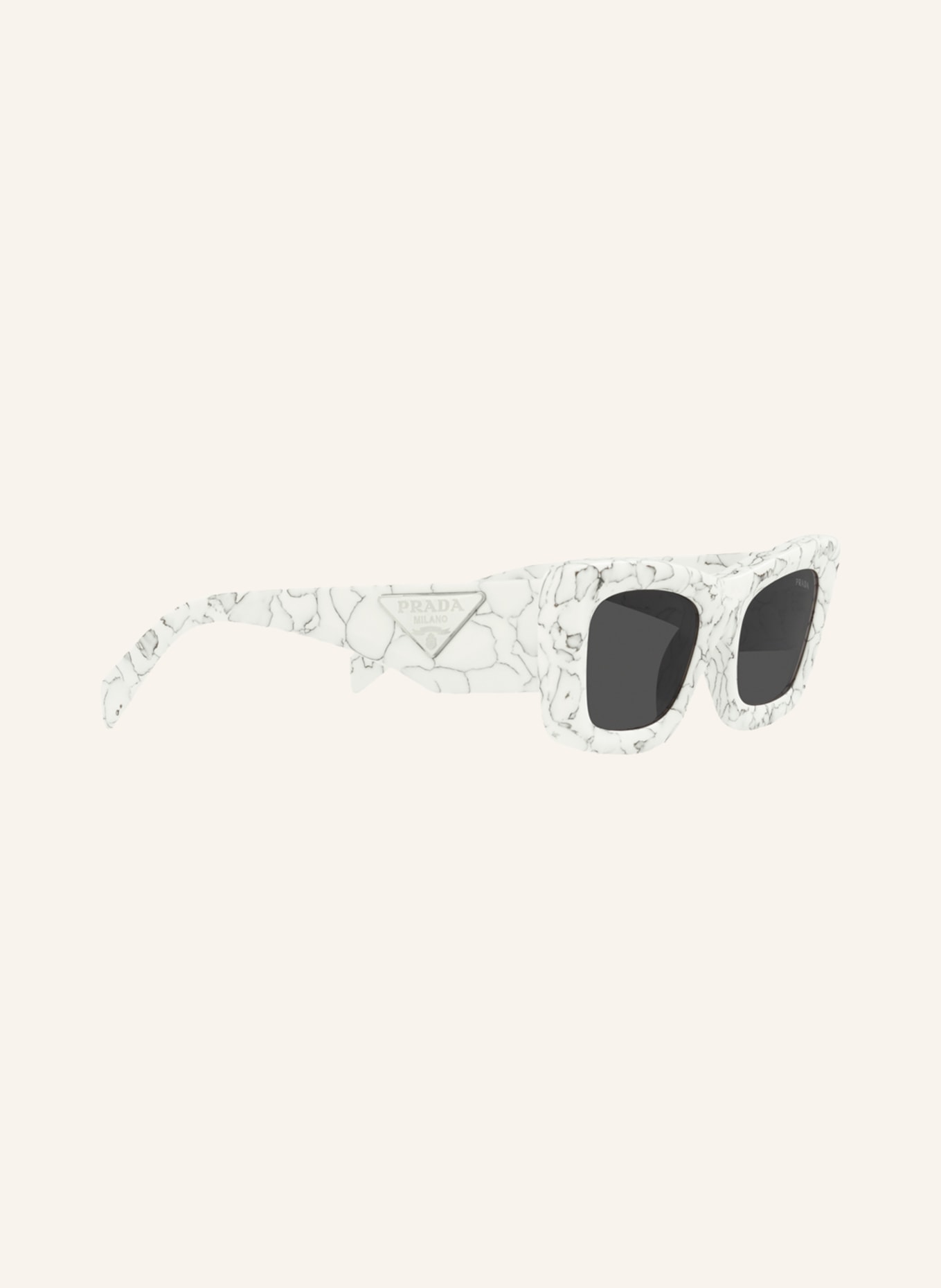 PRADA Sunglasses PR 13ZS, Color: 17D5S0 - WHITE/ GRAY/ DARK GRAY (Image 3)