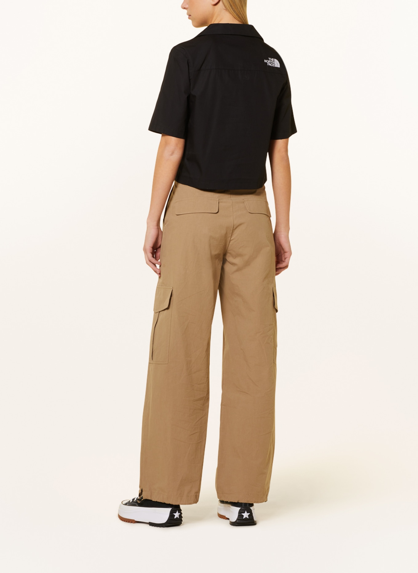 THE NORTH FACE Cropped blouse BOXY, Color: BLACK (Image 3)