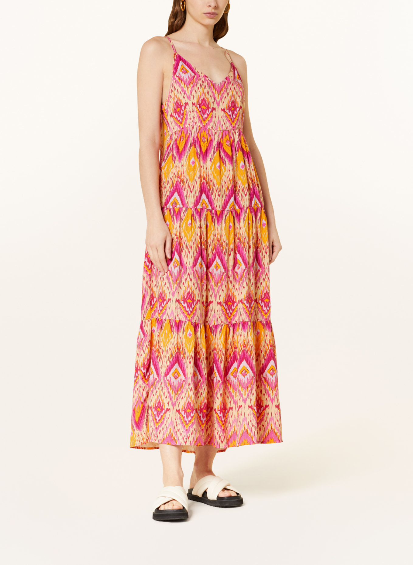 ONLY Dress, Color: ORANGE/ PINK/ LIGHT YELLOW (Image 2)
