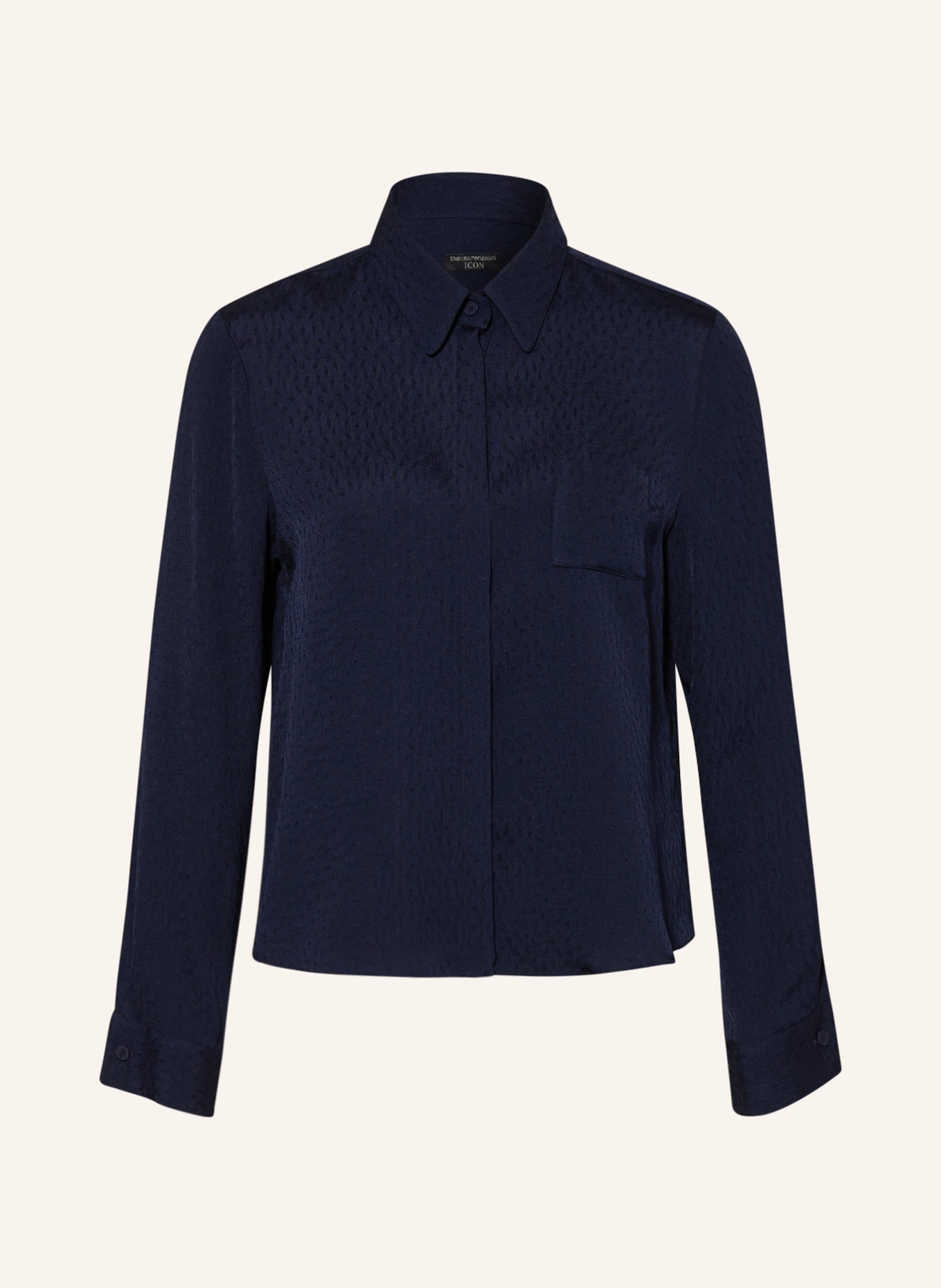 EMPORIO ARMANI Shirt blouse, Color: DARK BLUE (Image 1)