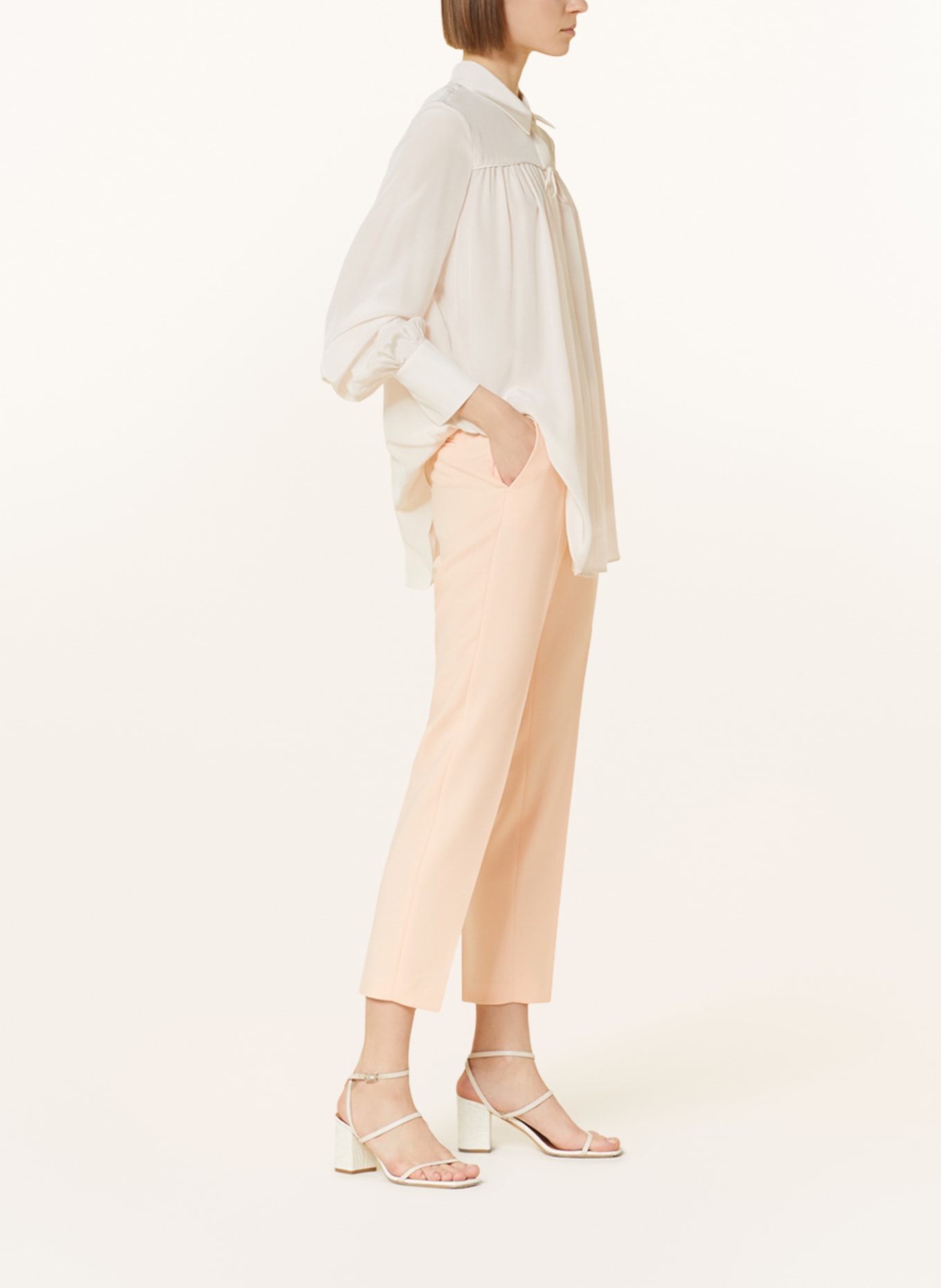 BETTY&CO 7/8 pants, Color: LIGHT BROWN (Image 4)