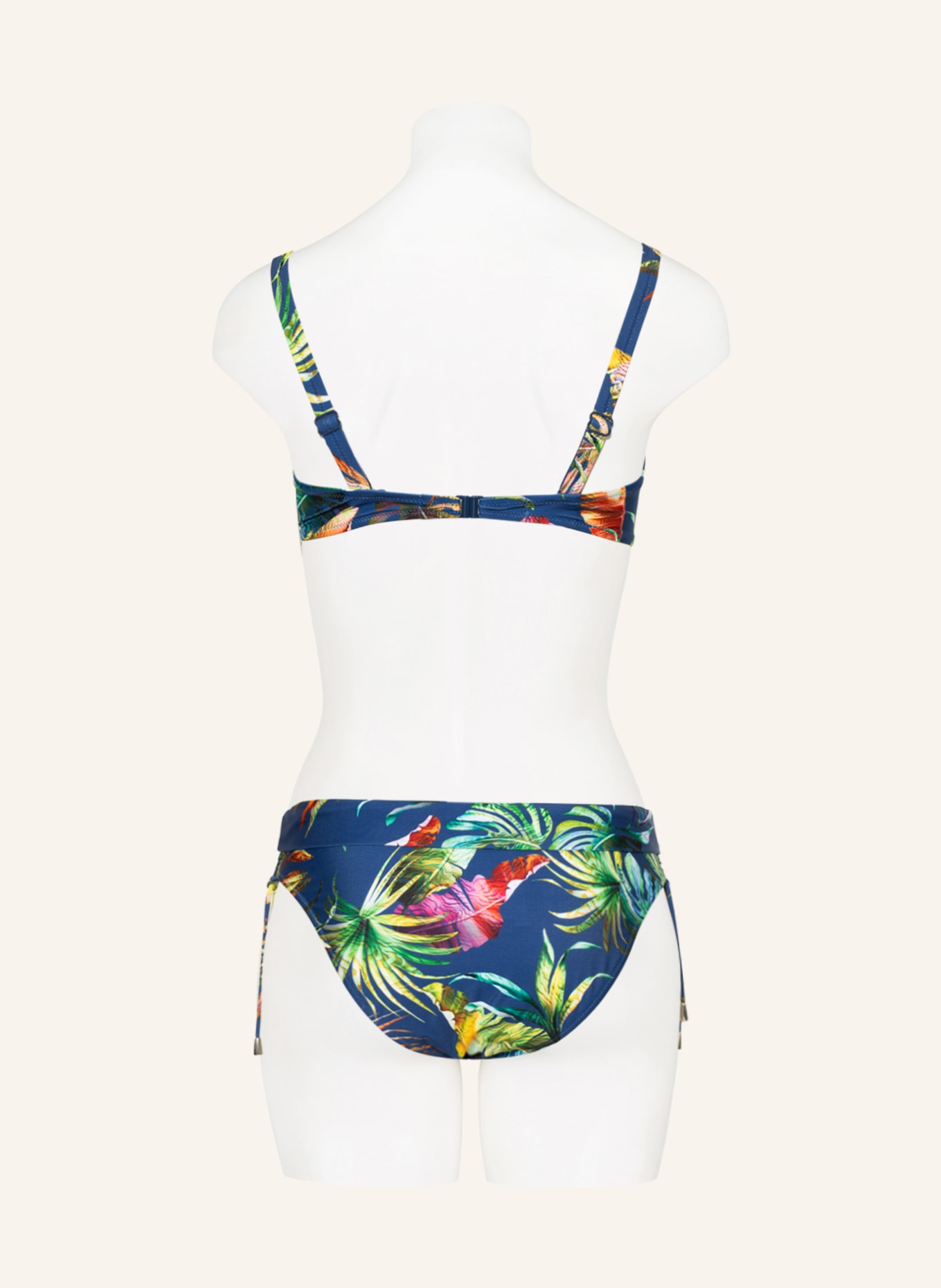 Lidea Underwired bikini top PLUNGE, Color: BLUE/ GREEN (Image 3)