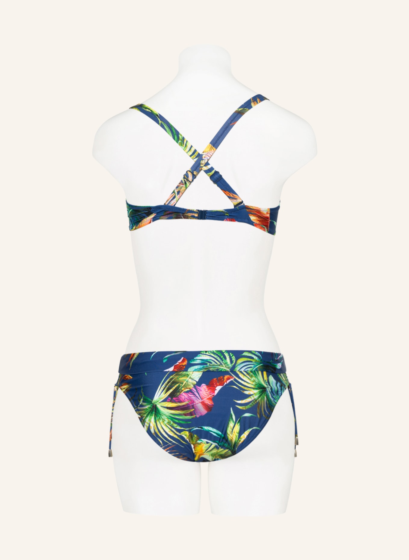 Lidea Underwired bikini top PLUNGE, Color: BLUE/ GREEN (Image 4)
