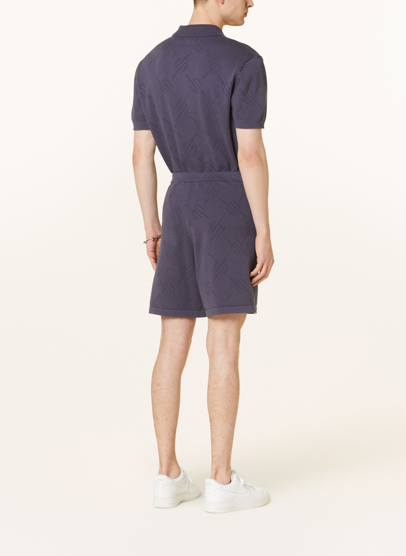 Lacoste best sale knit shorts