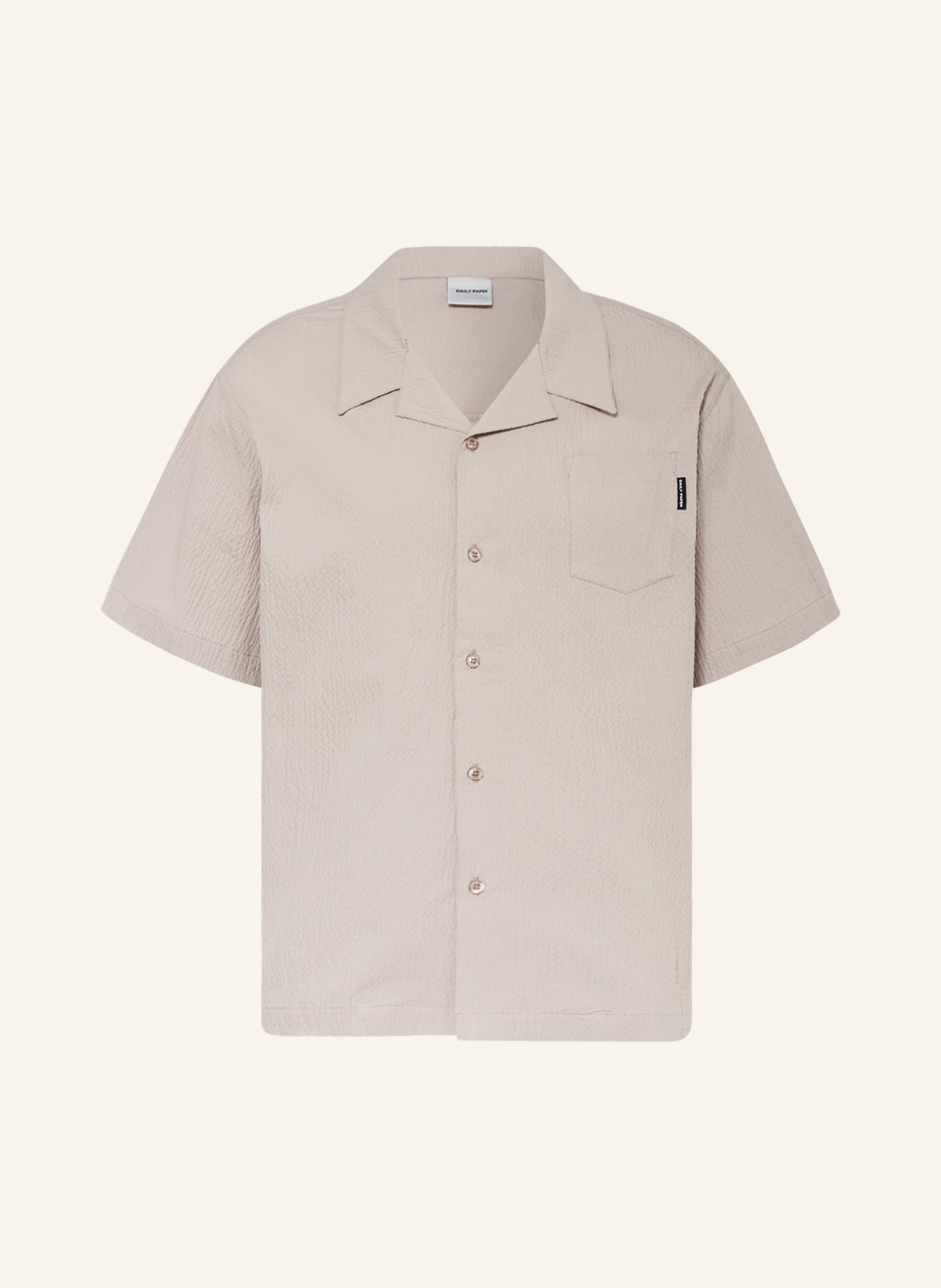 DAILY PAPER Resorthemd RYAN Comfort Fit, Farbe: BEIGE (Bild 1)