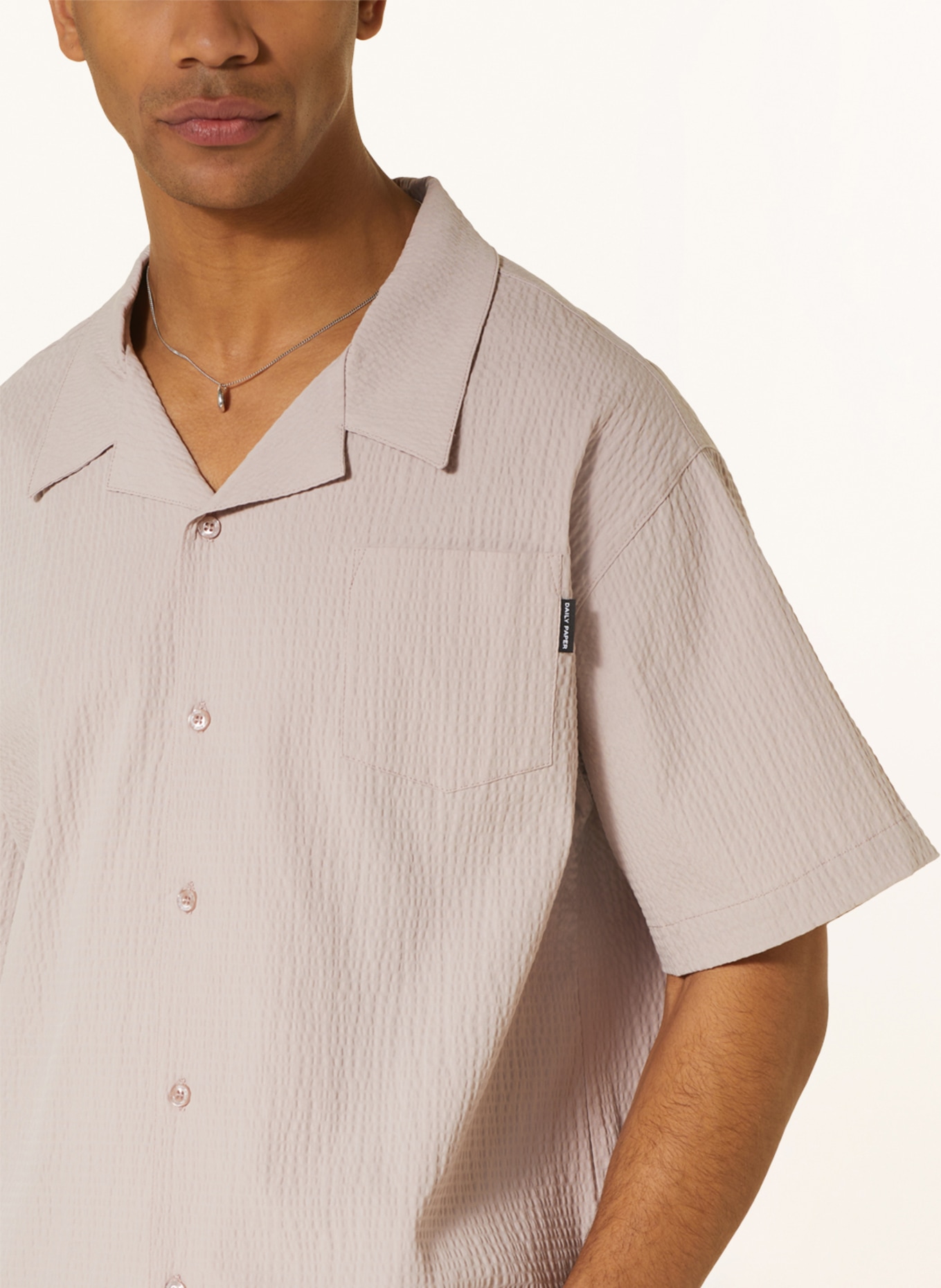 DAILY PAPER Resort shirt RYAN comfort fit, Color: BEIGE (Image 4)