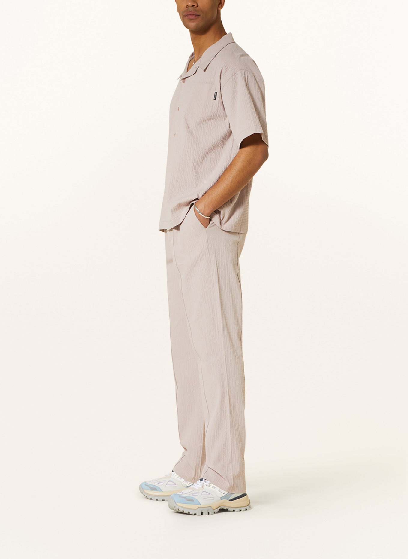 DAILY PAPER Trousers RYAN in jogger style, Color: BEIGE (Image 4)