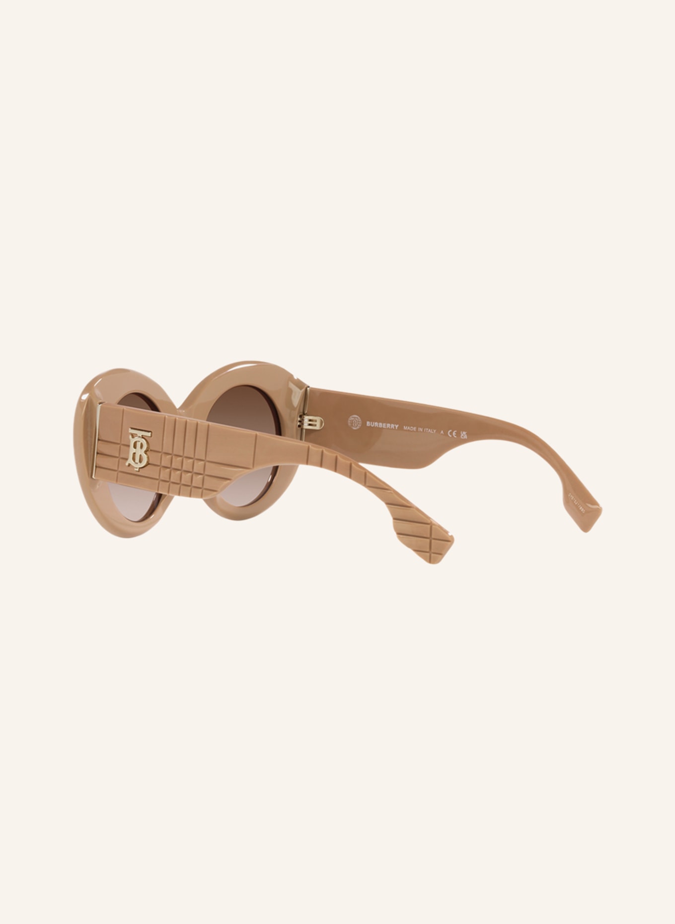 BURBERRY Sunglasses BE4370U, Color: 399013 - BEIGE/ BROWN GRADIENT (Image 4)