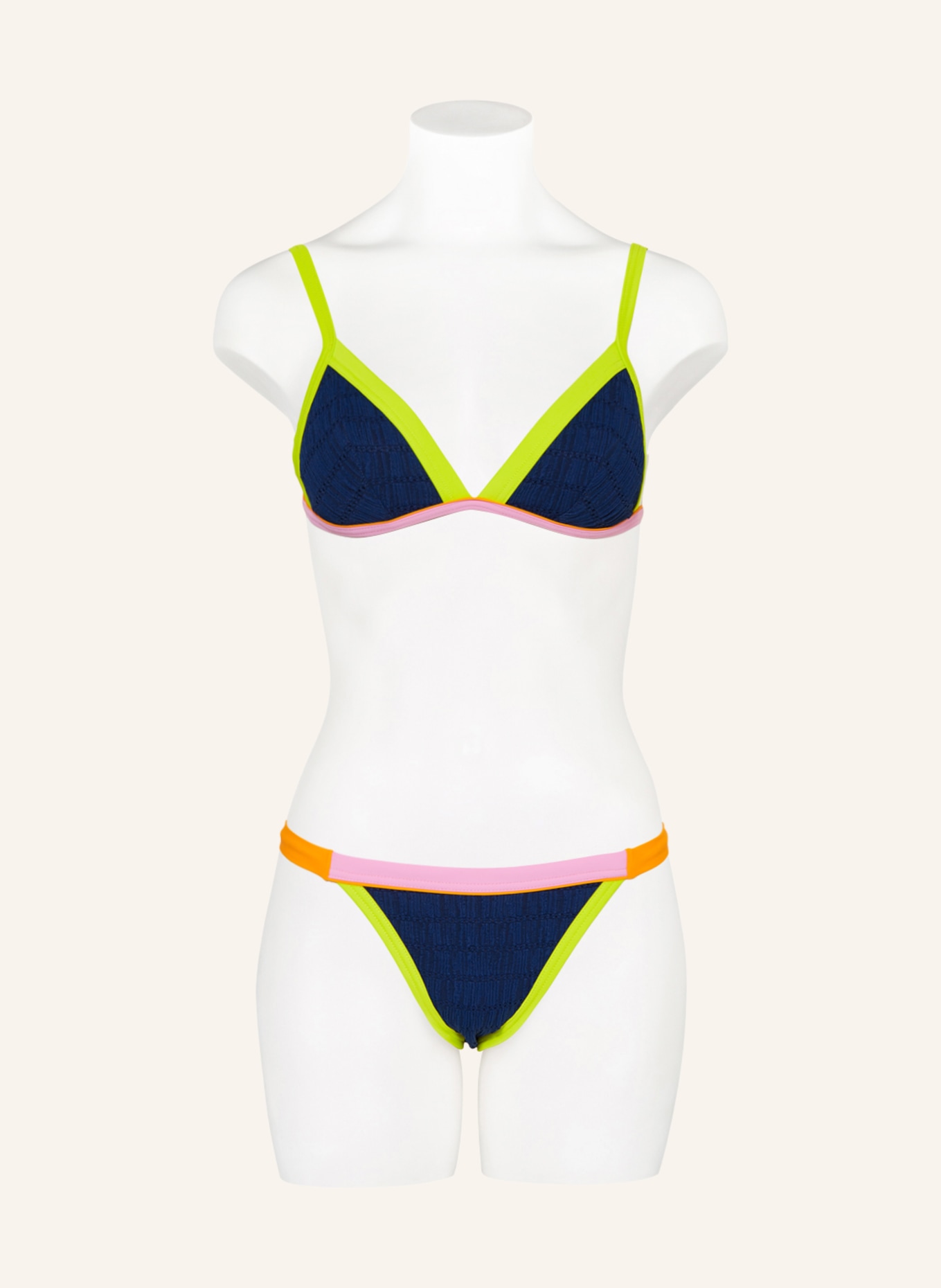 BANANA MOON Basic bikini bottoms HABANCOLOR FIABA, Color: DARK BLUE/ LIGHT PURPLE/ YELLOW (Image 2)