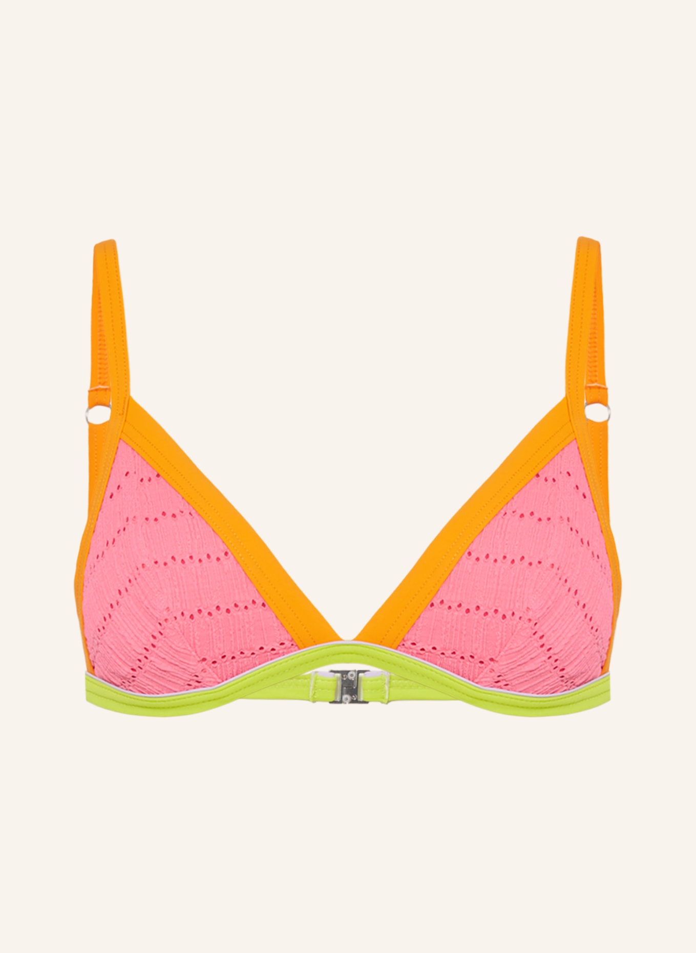 BANANA MOON Bralette-Bikini-Top HABANCOLOR TANEO, Farbe: PINK/ NEONGRÜN/ ORANGE (Bild 1)