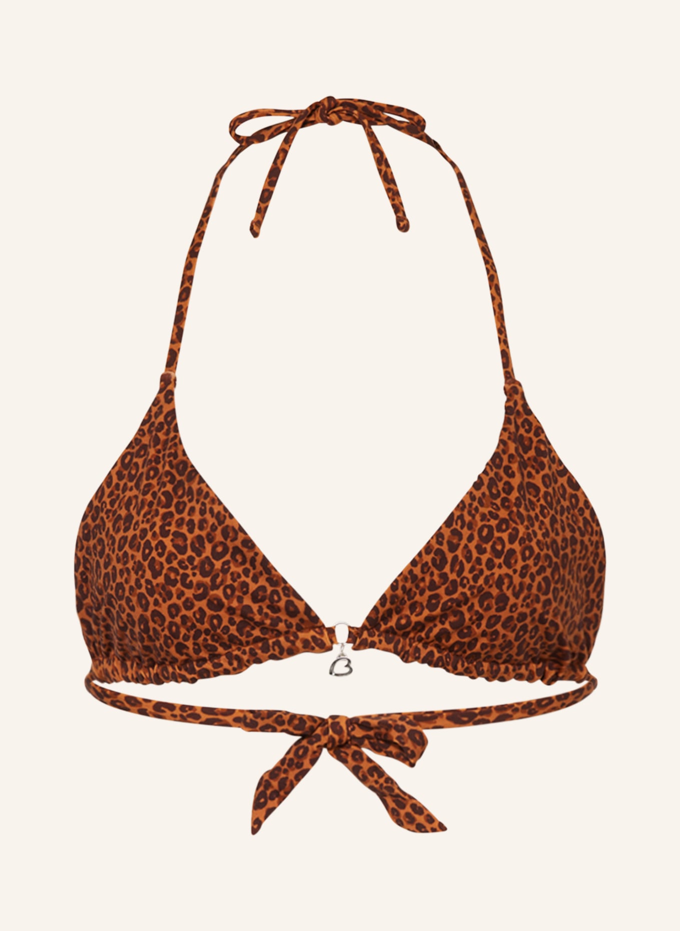 BANANA MOON Triangle bikini top PANTERA RICO reversible, Color: BROWN/ DARK BROWN/ LIGHT BROWN (Image 1)