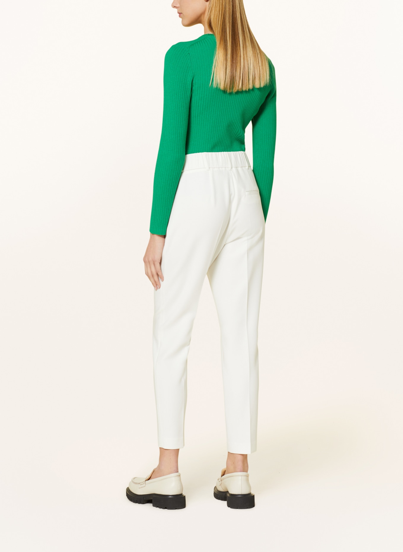 s.Oliver BLACK LABEL Trousers, Color: WHITE (Image 3)