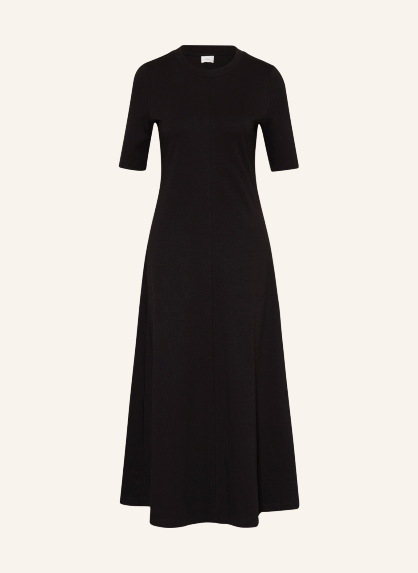 s.Oliver BLACK LABEL Jersey dress, Color: BLACK (Image 1)