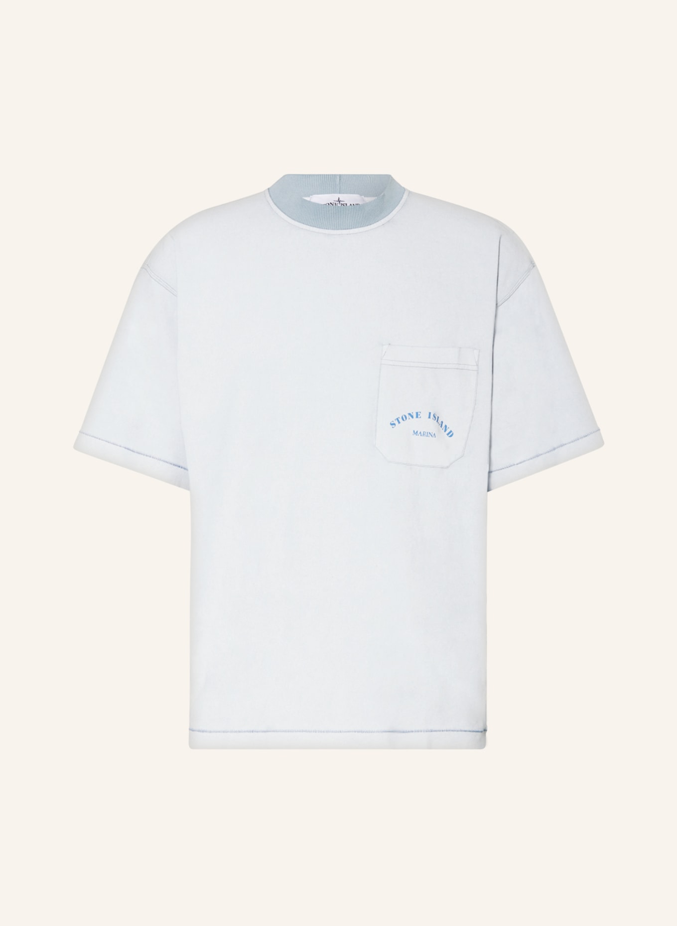 STONE ISLAND T-Shirt, Farbe: HELLBLAU (Bild 1)
