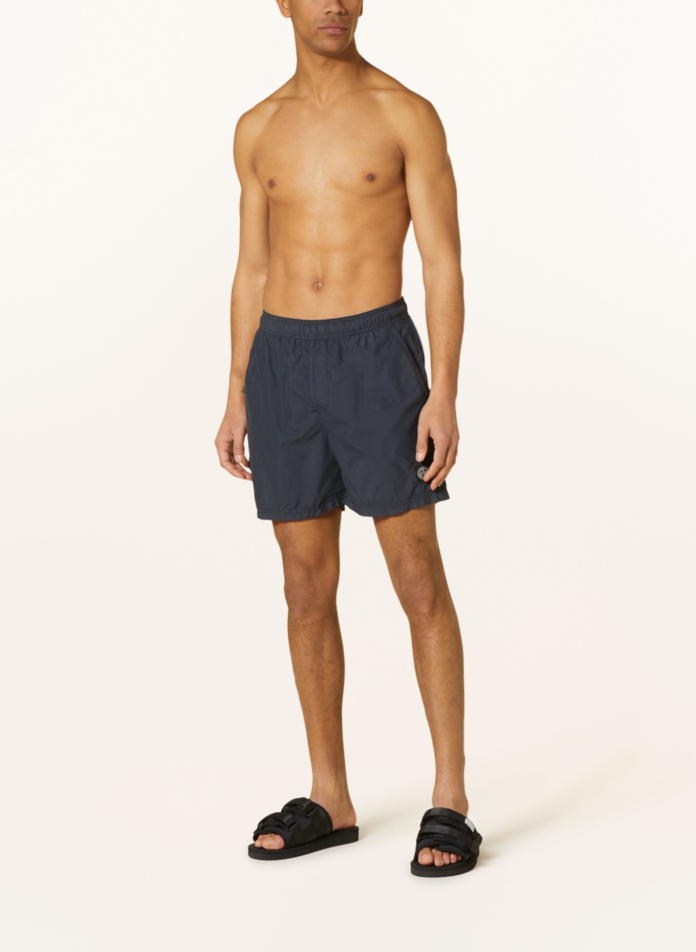 STONE ISLAND Swim shorts, Color: BLACK (Image 2)