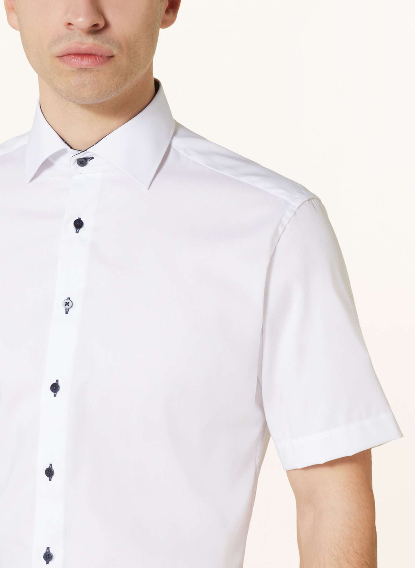 ETERNA Short sleeve shirt modern fit, Color: WHITE (Image 4)