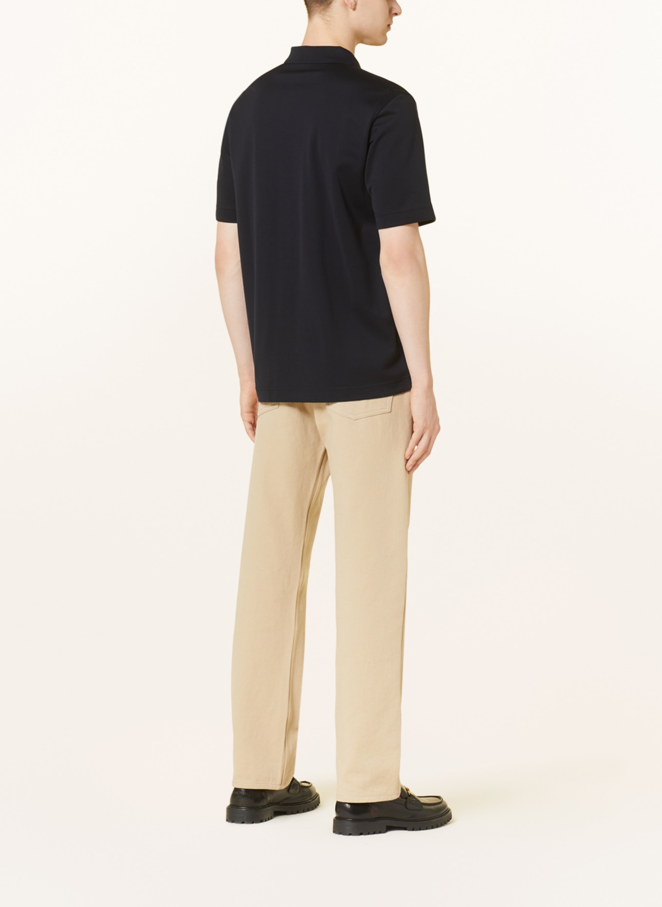 FRED PERRY Kurzarm-Hemd Regular Fit, Farbe: DUNKELBLAU (Bild 3)