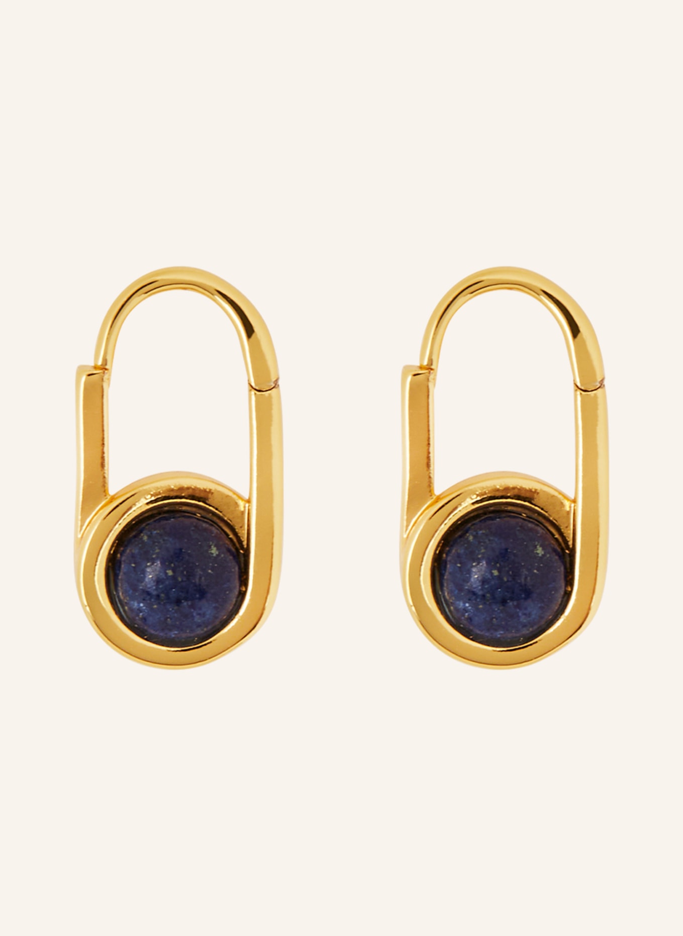 ZIMMERMANN Earrings TWISTED PIN, Color: GOLD/ BLUE (Image 1)