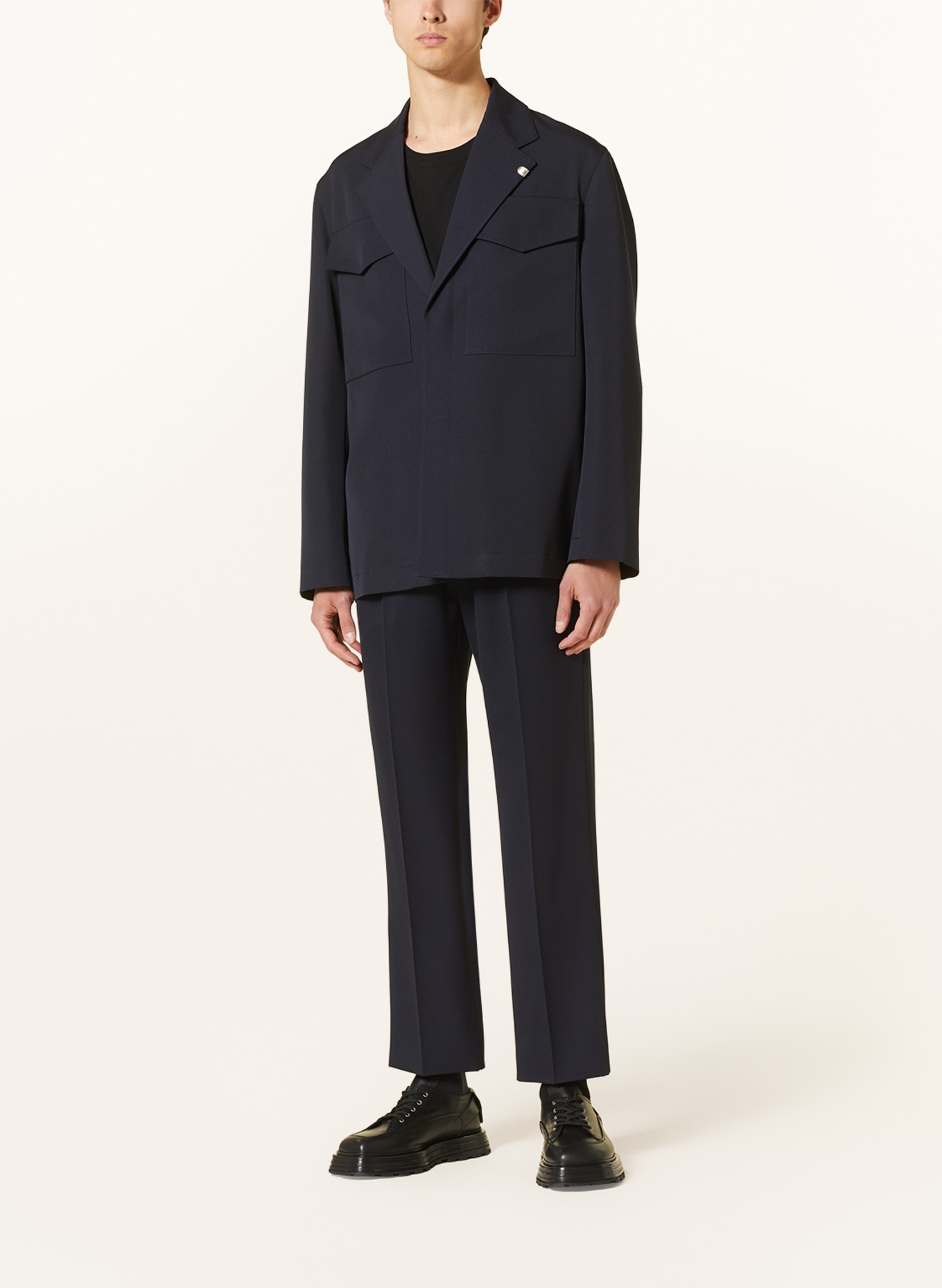 JIL SANDER Tailored jacket comfort fit, Color: DARK BLUE (Image 2)