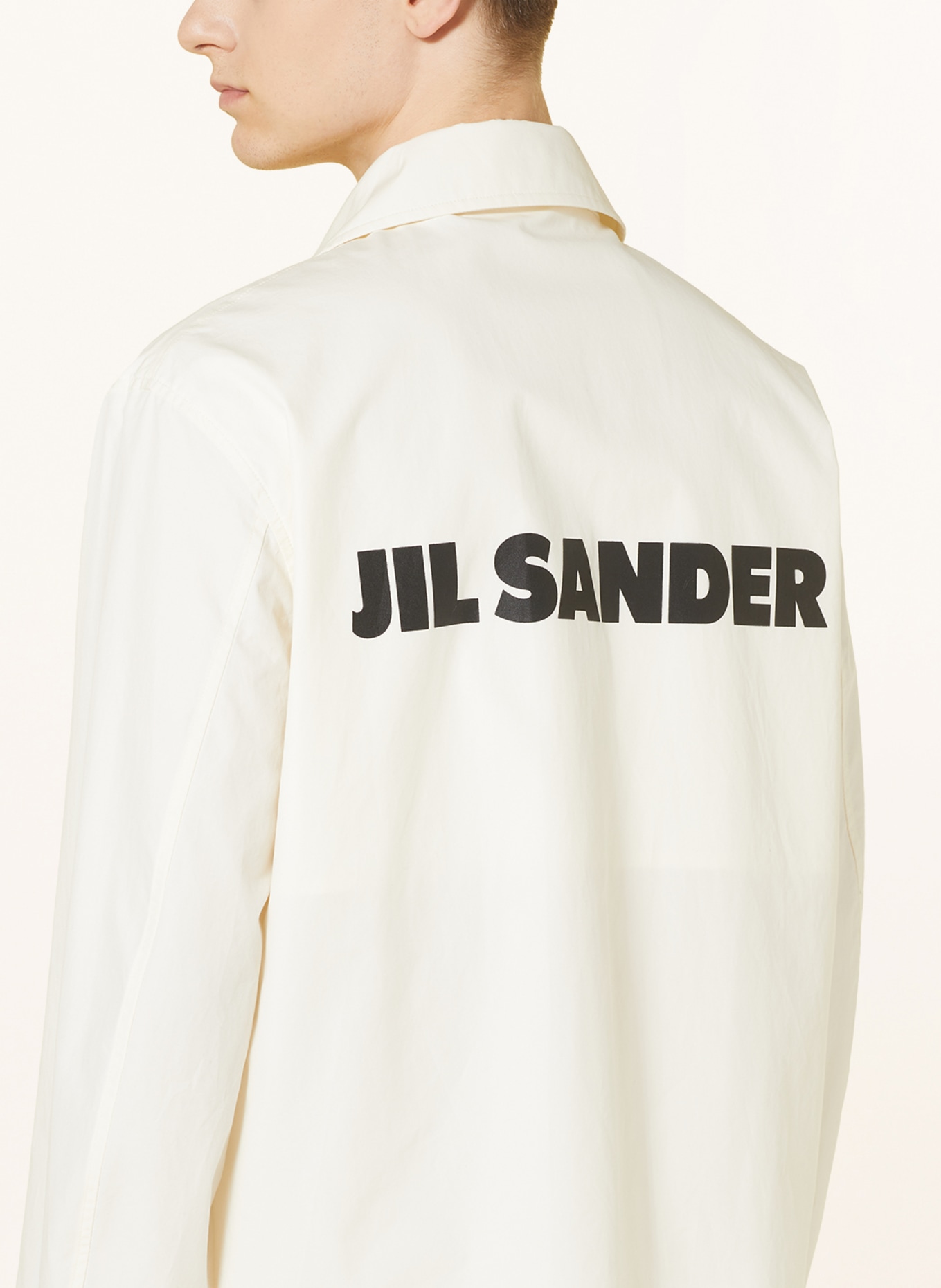 JIL SANDER Overshirt, Color: ECRU (Image 4)