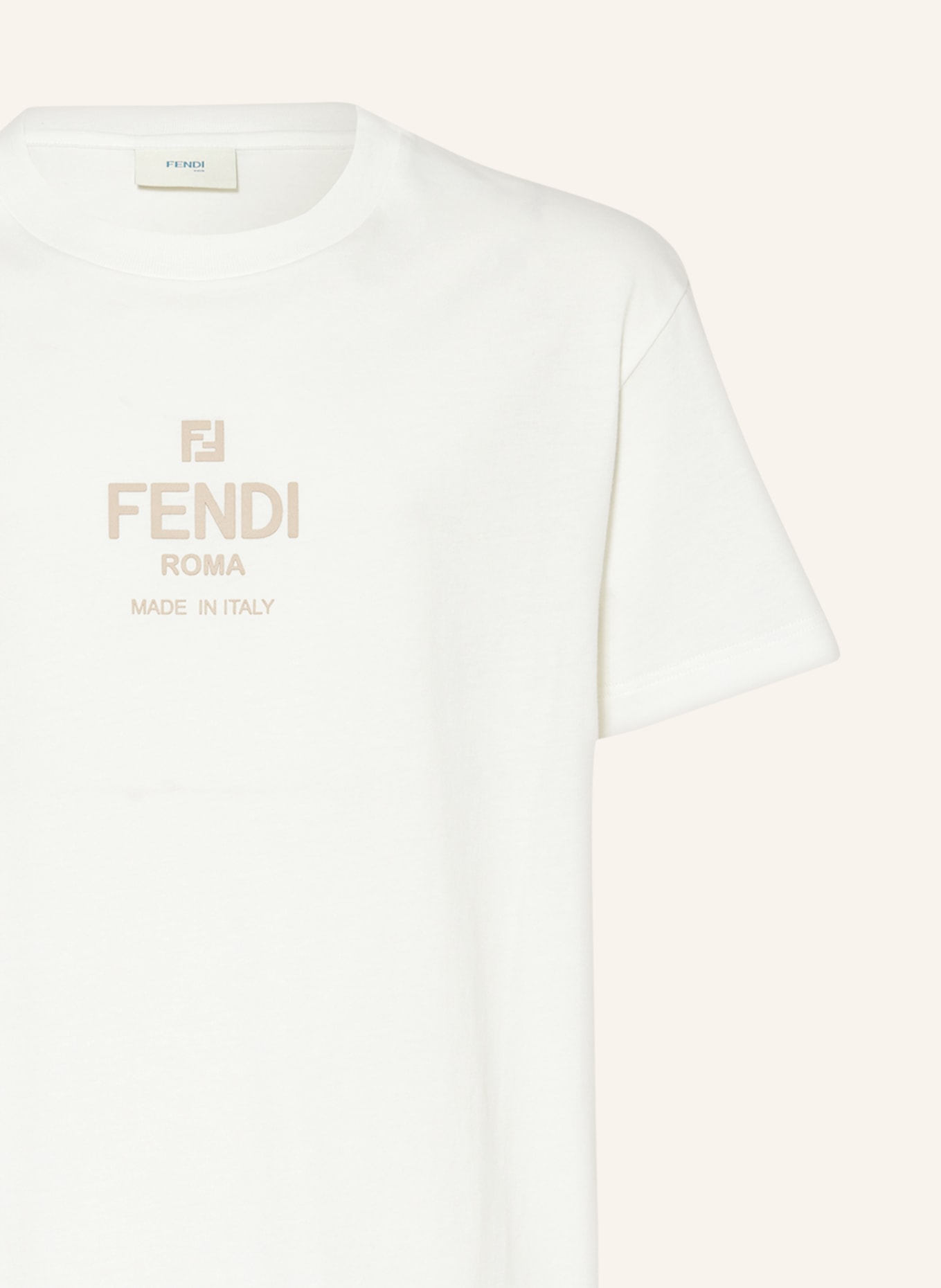 FENDI T-shirt, Kolor: BIAŁY (Obrazek 3)