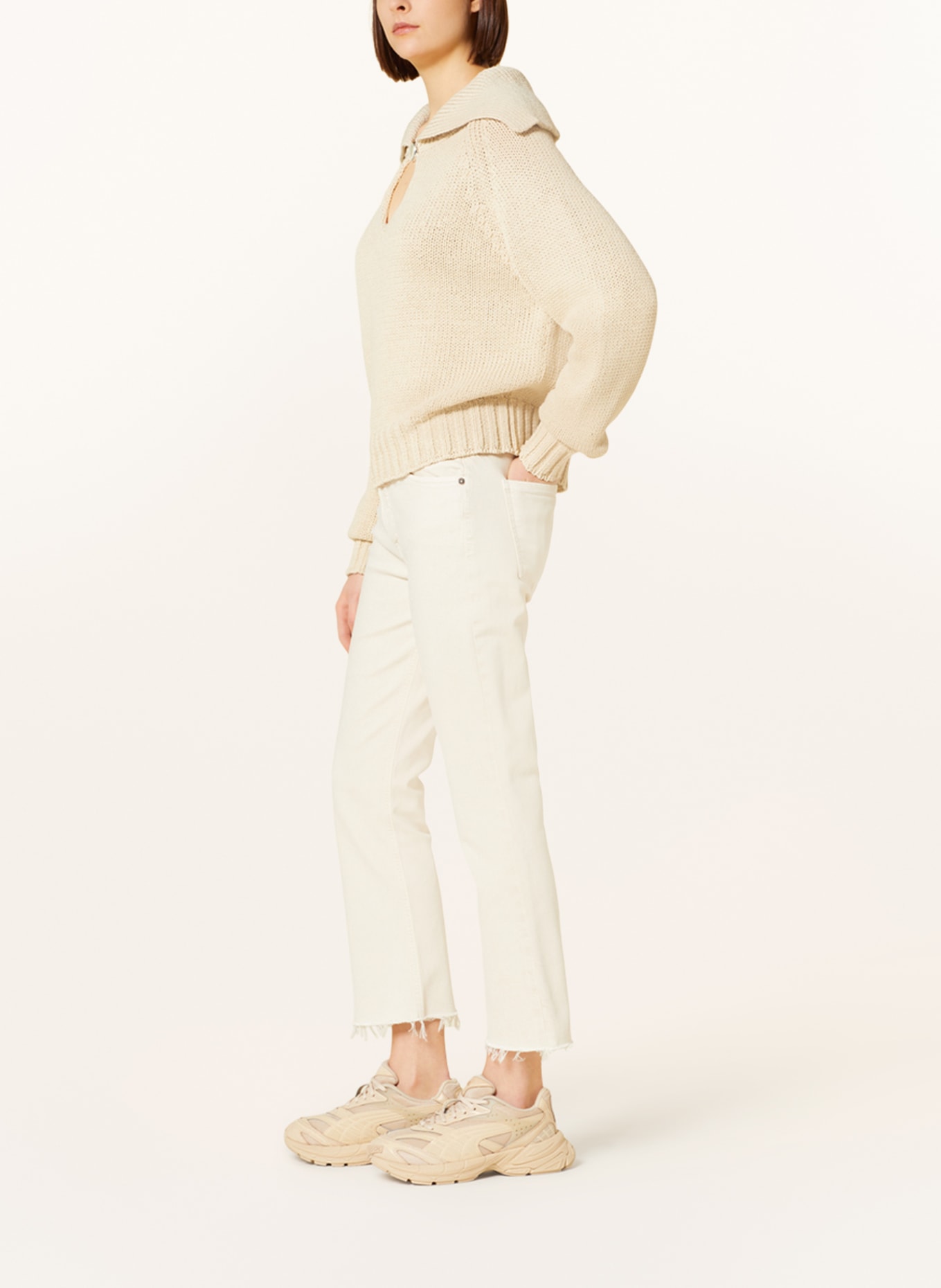 CITIZENS of HUMANITY 7/8 jeans ISOLA, Color: CREAM (Image 4)