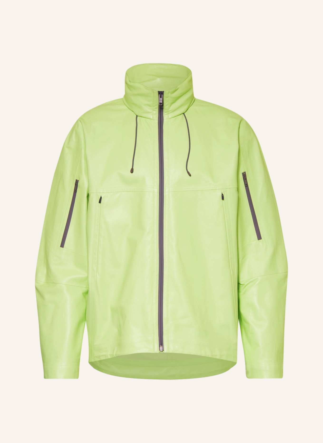 GIVENCHY Leather jacket, Color: LIGHT GREEN (Image 1)