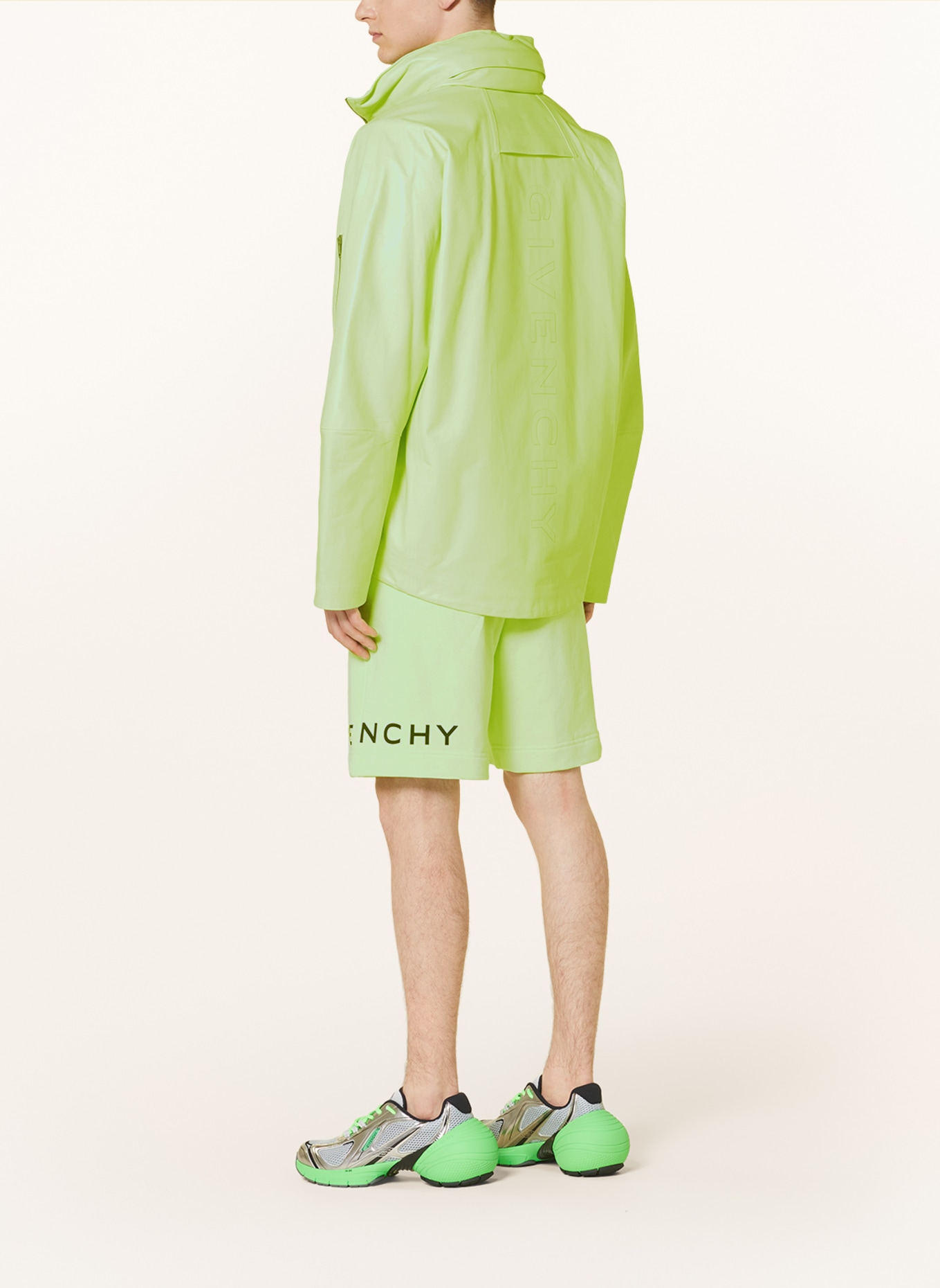 GIVENCHY Leather jacket, Color: LIGHT GREEN (Image 3)