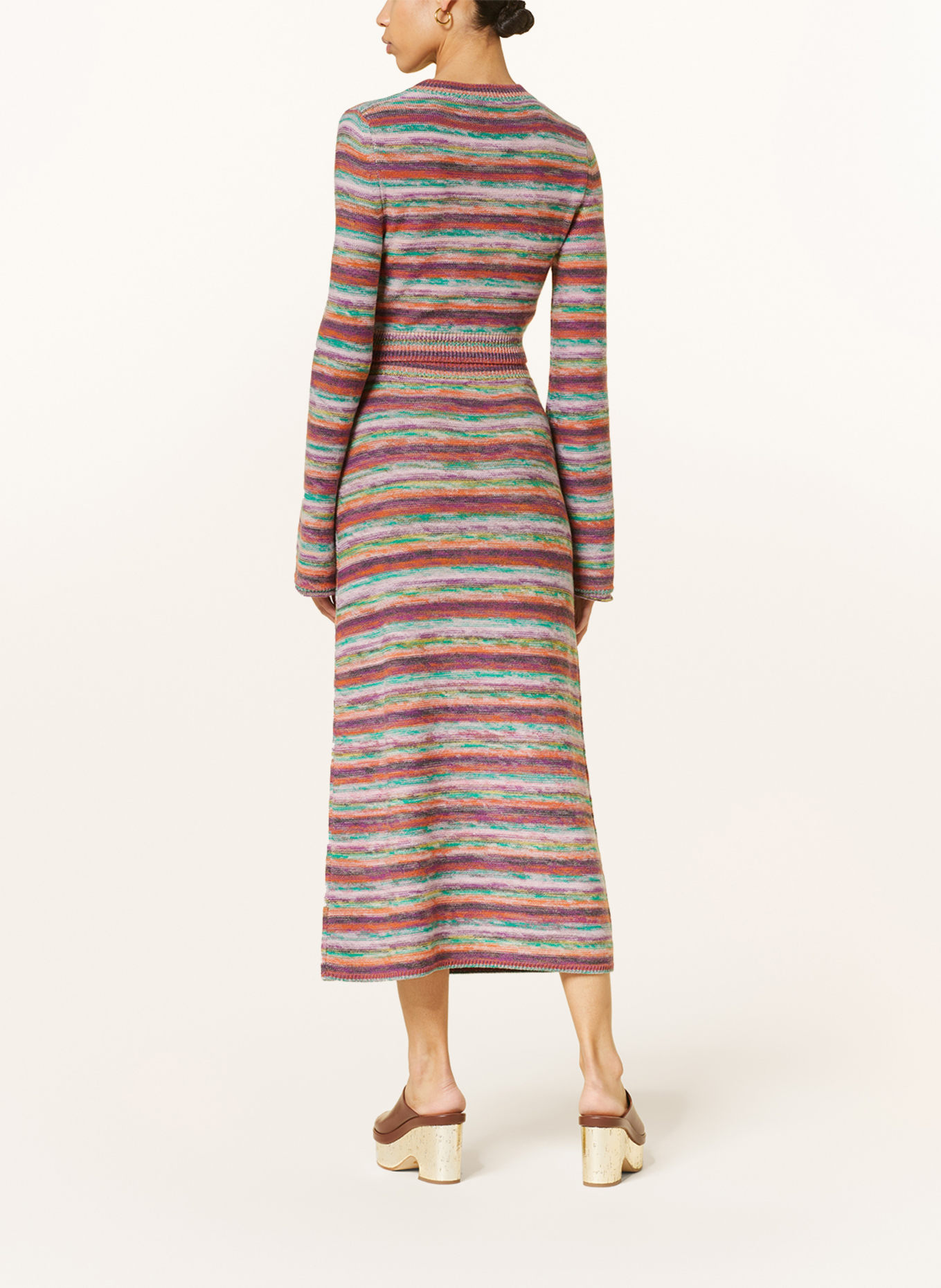 Chloé Cropped-Pullover, Farbe: ORANGE/ LILA/ GRÜN (Bild 3)