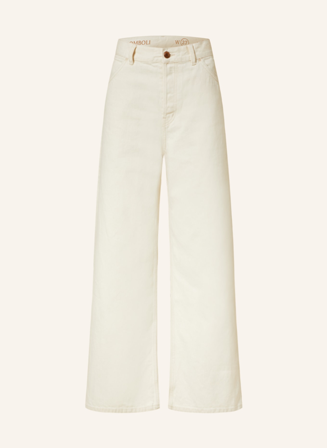 Chloé Kuloty jeansowe STROMBOLI, Kolor: ECRU (Obrazek 1)