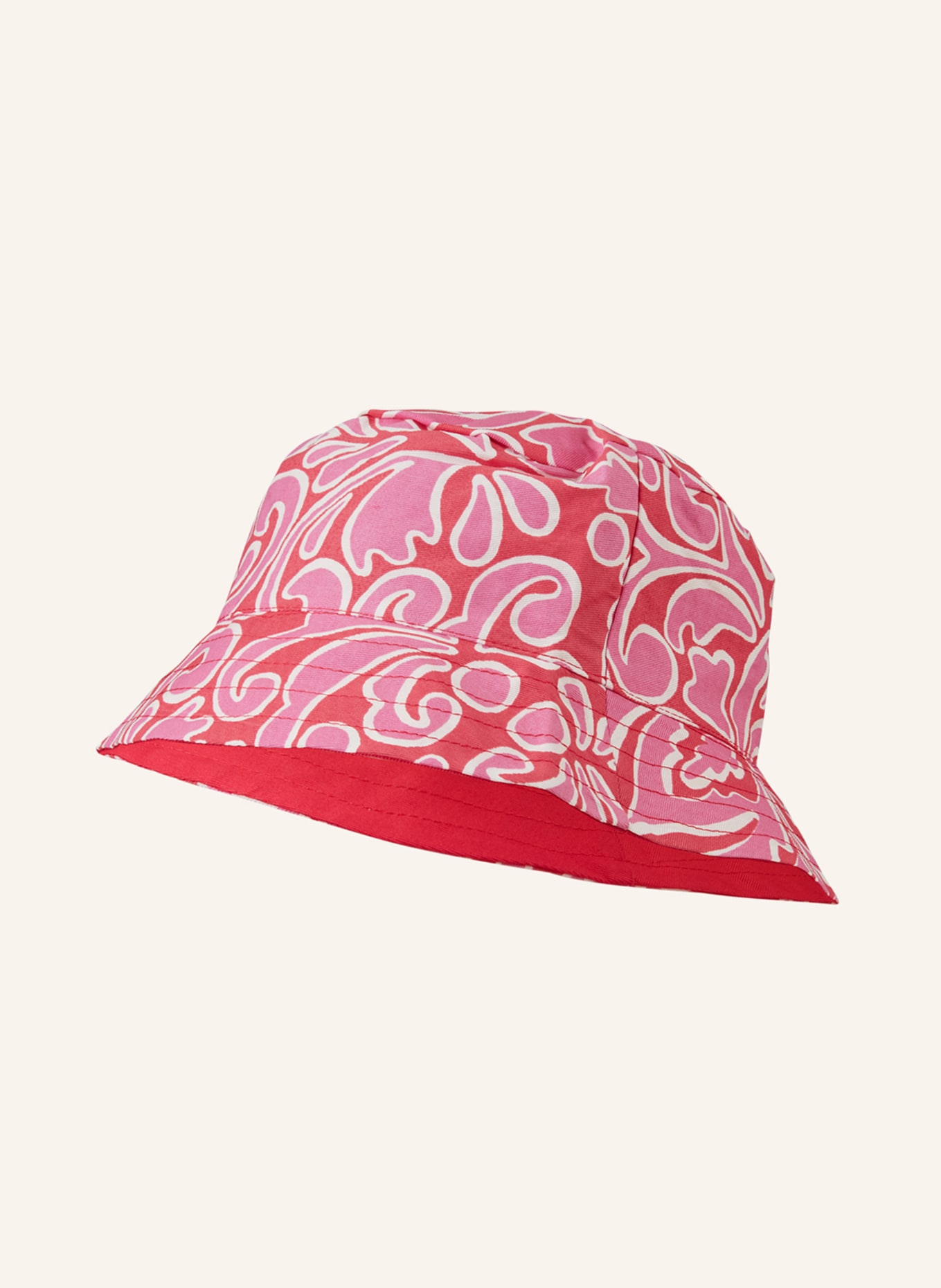 darling harbour Reversible bucket hat, Color: PINK/ WHITE (Image 1)
