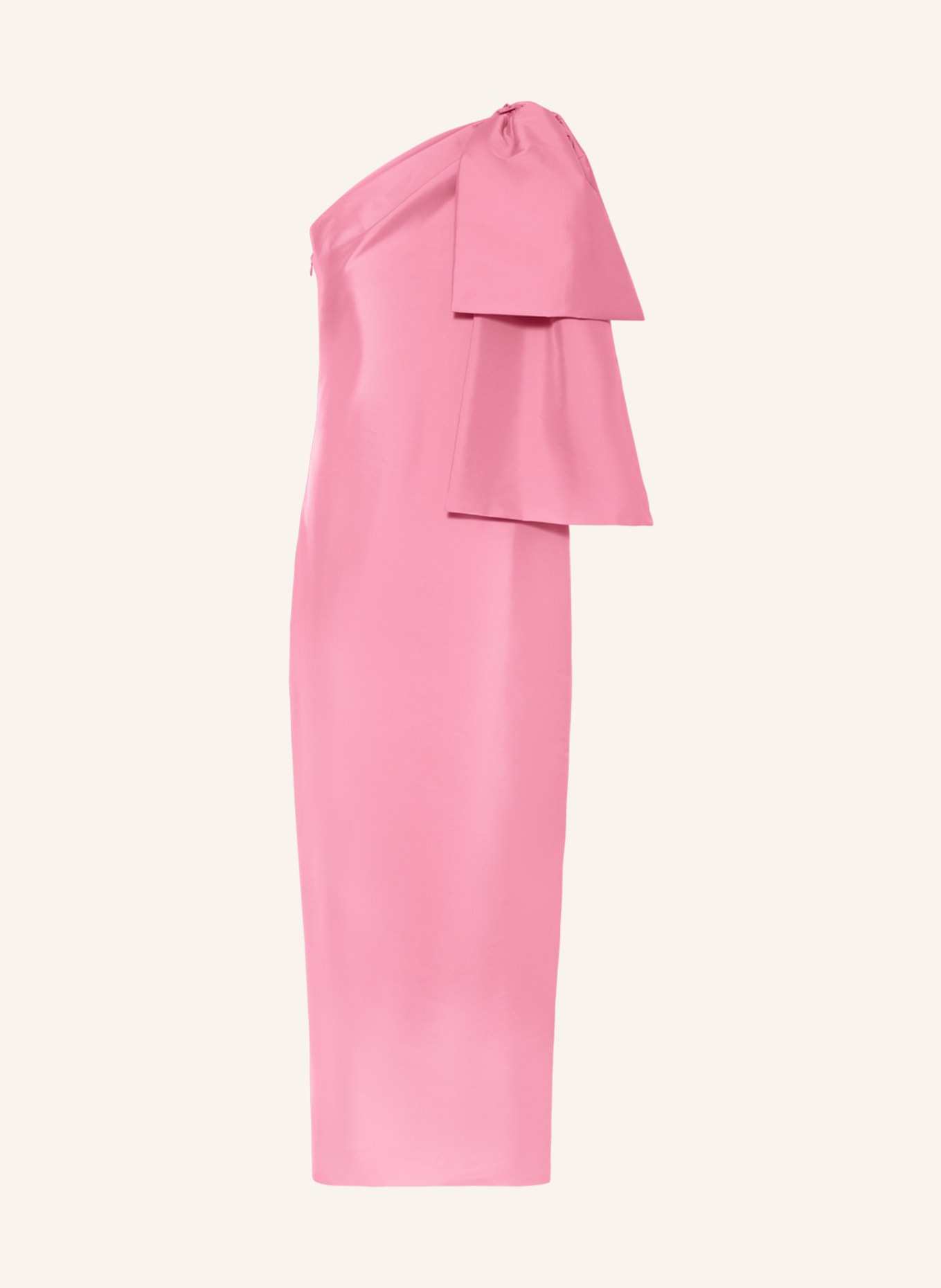 BERNADETTE One-Shoulder-Kleid JOSSELIN aus Satin, Farbe: PINK (Bild 1)